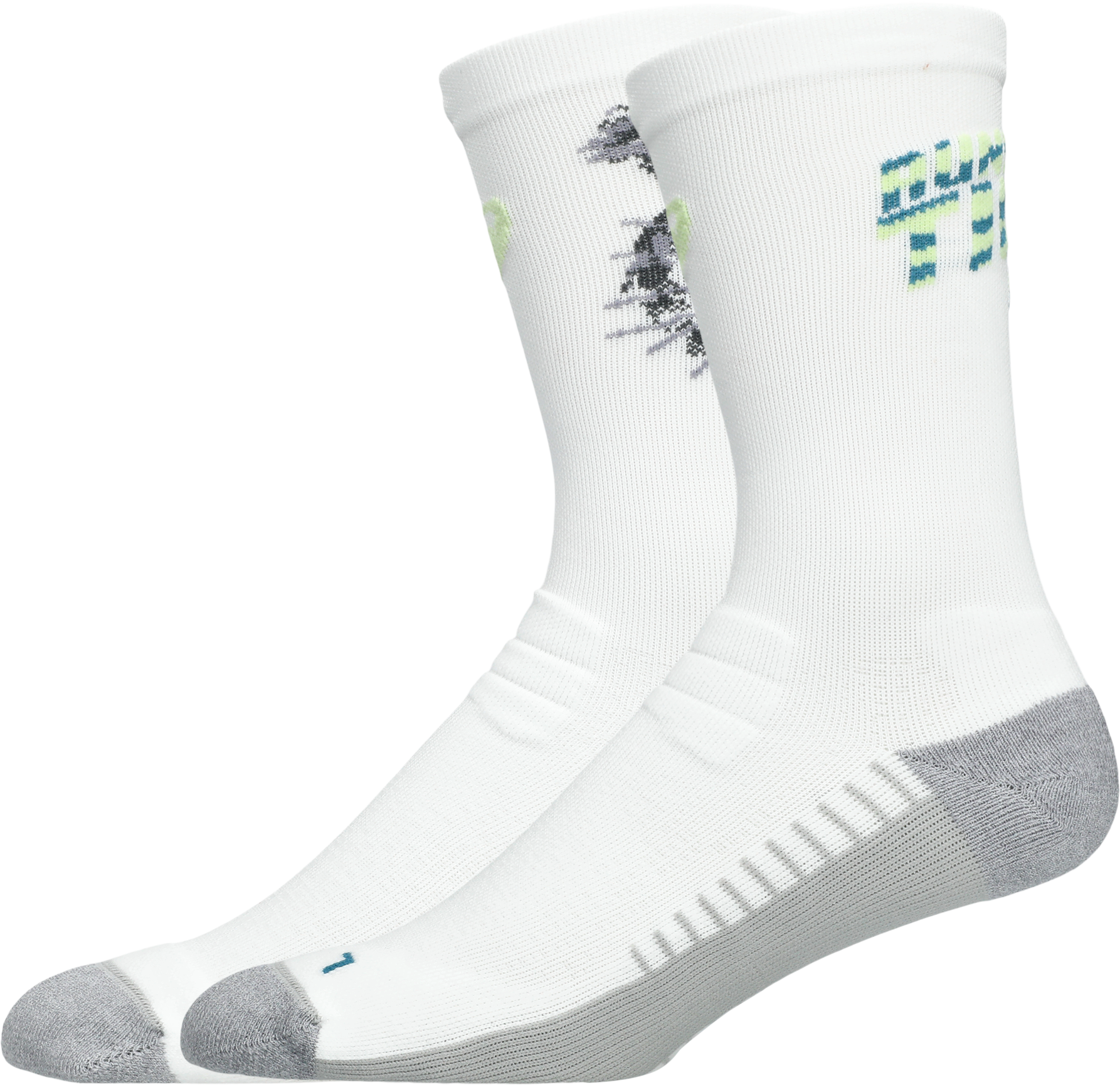 Asics 1100000002199 "PERFORMANCE RUN SOCK CREW" Atmungsaktiv, Gedämpfte Sohle, Anatomische Passform