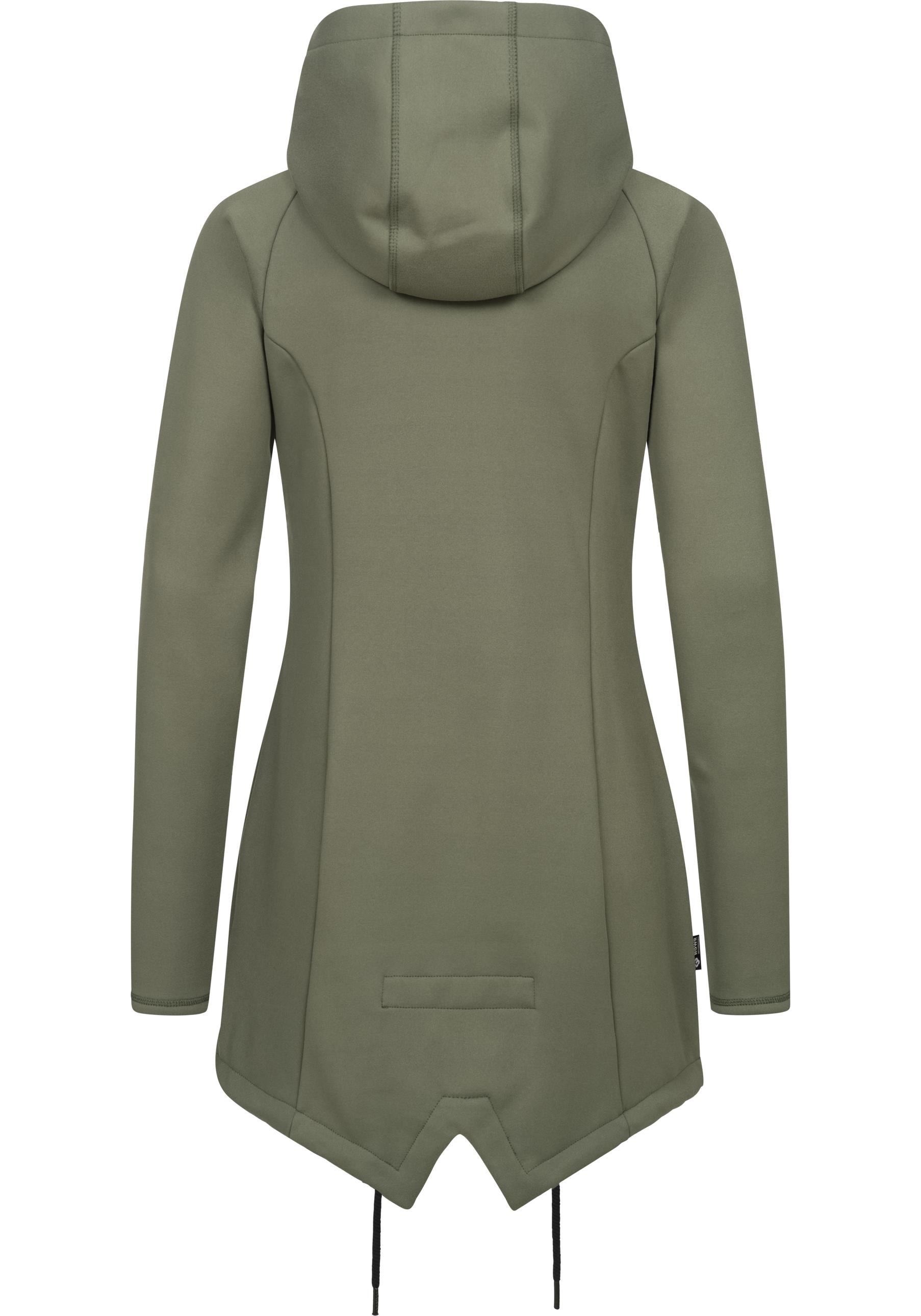 Ragwear Sweatjacke »Wingi«, Sportliche Damen Kapuzenjacke mit kuschelig weichem Innenleben