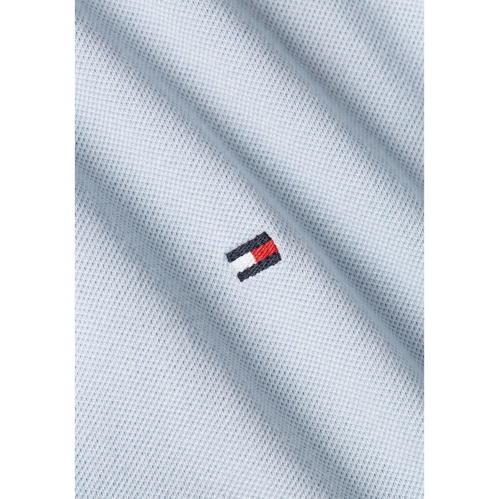 Tommy Hilfiger Polokleid »F&F OPEN PLCKT LYCLL POLO DRS SS«, mit Logostickerei