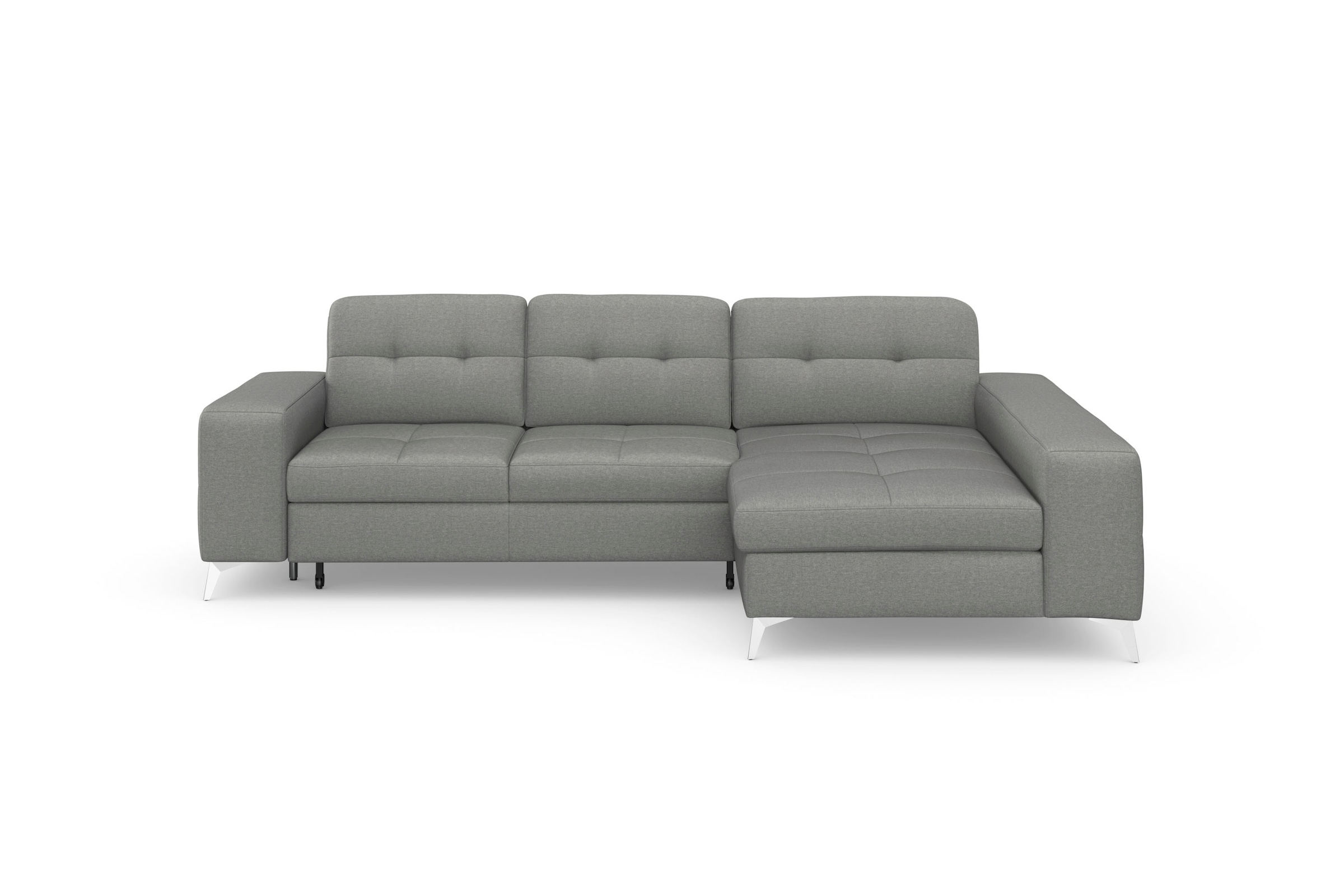 sit&more Ecksofa "Baviene L-Form" inklusive Sitztiefenverstellung & Federkern, optional Schlaffunktion
