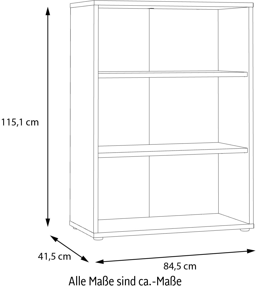 FORTE Aktenregal »Keflav«, Breite 84,5 cm