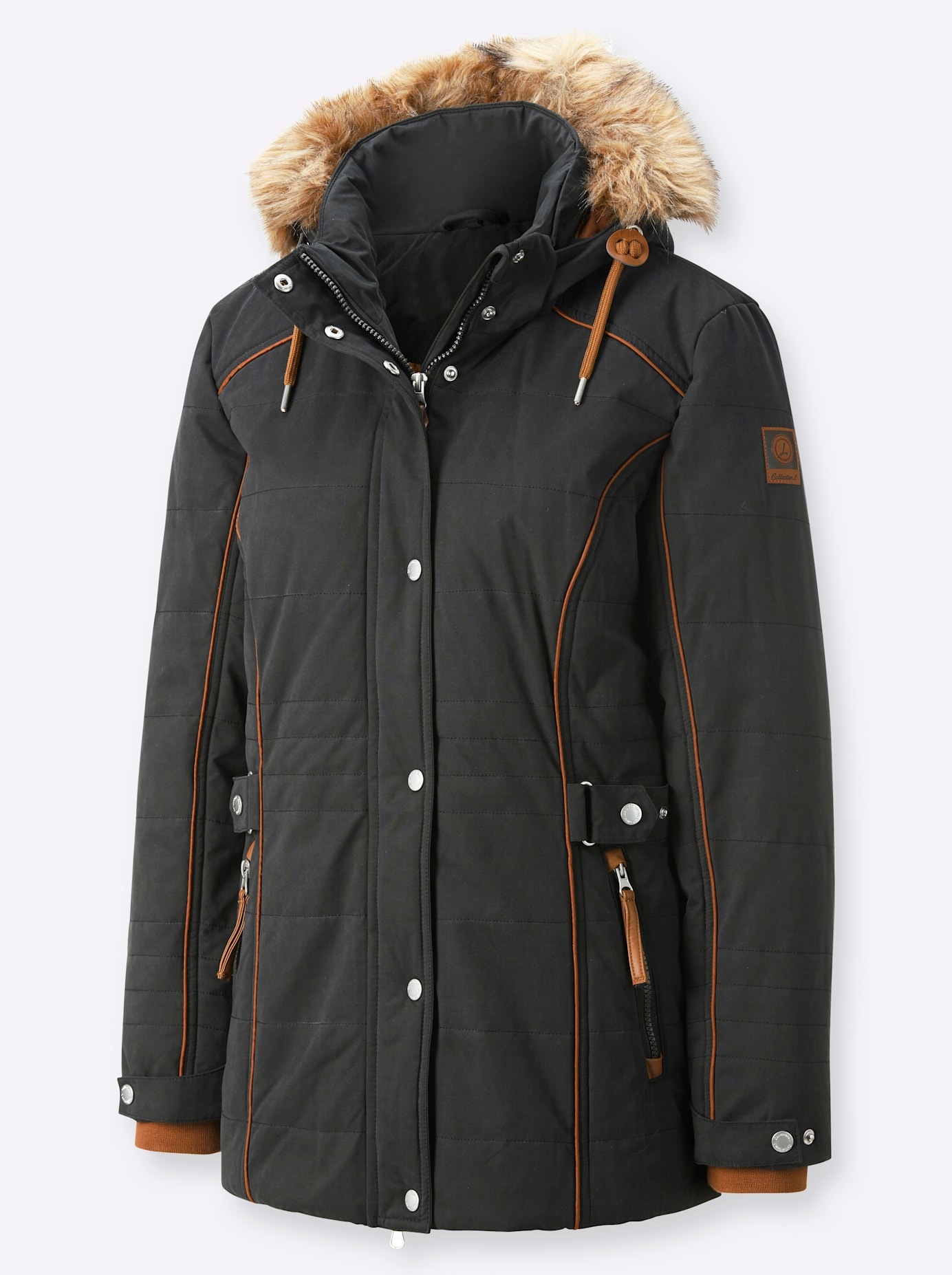 Thumbnail - Casual Looks Steppjacke mit Kapuze