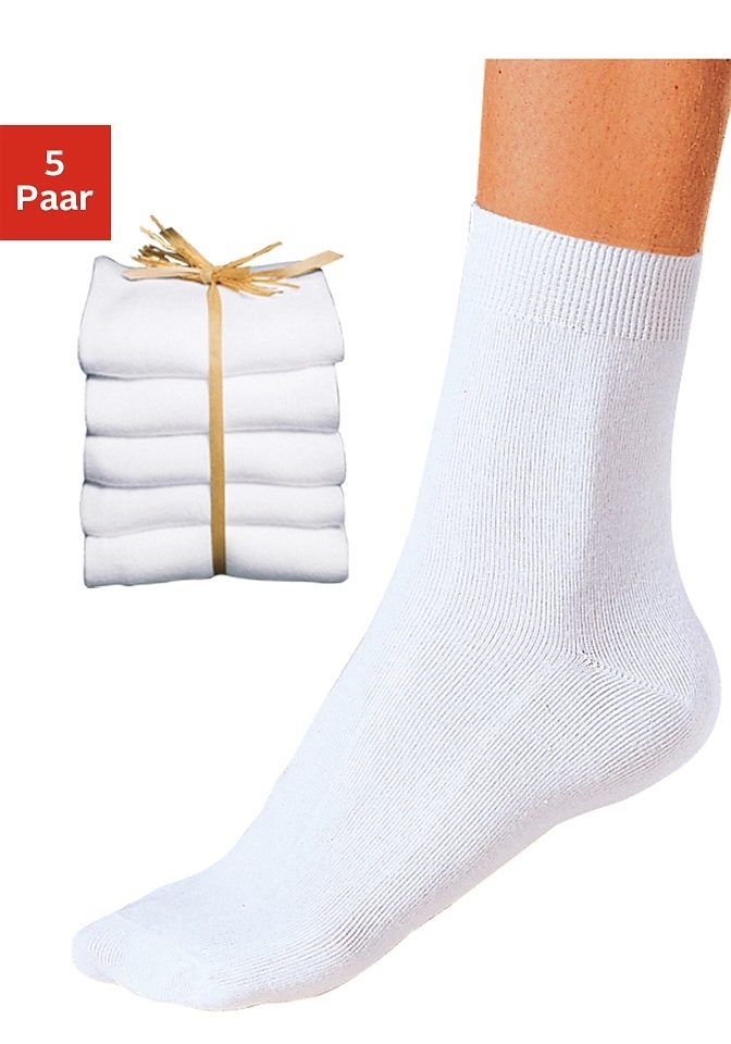 Go in Basicsocken Packung, 5 Stk. tlg. unifarben günstig online kaufen