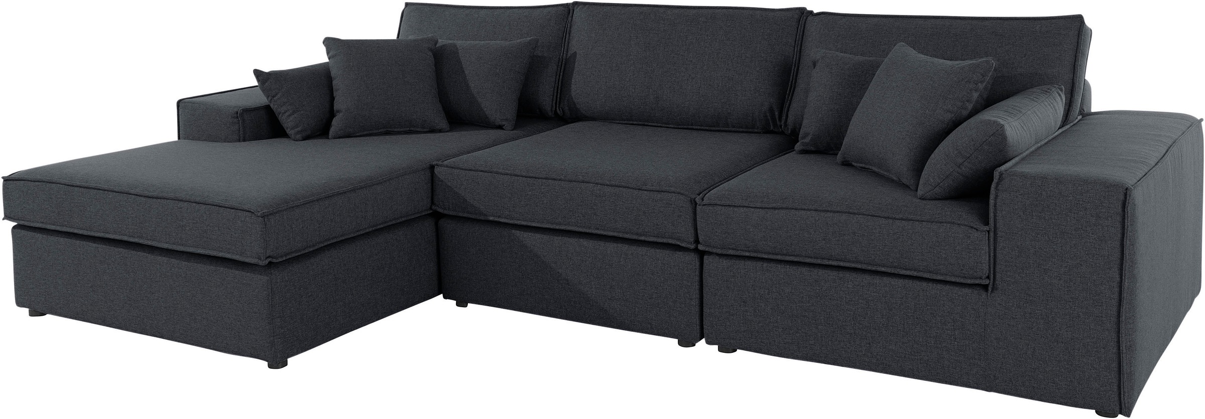 RAUM.ID Ecksofa »Florid L-Form«, 3 Teile, bestehend aus Modulen, viele Bezugsqualitäten, auch in Cord