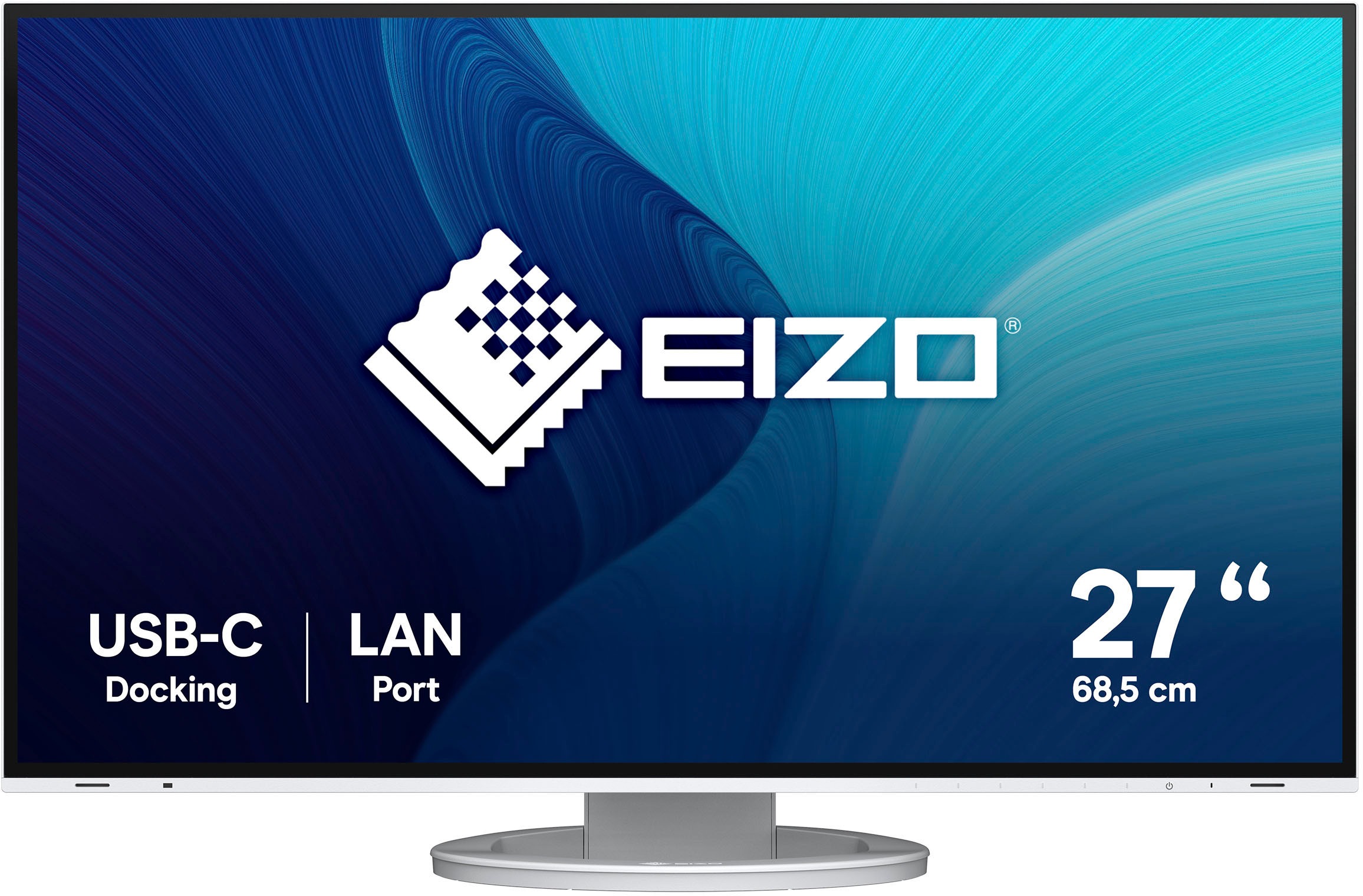 EIZO LED-Monitor "FlexScan EV2795", B:61,14cm H:35,7cm T:5,6cm, weiß, Monitore