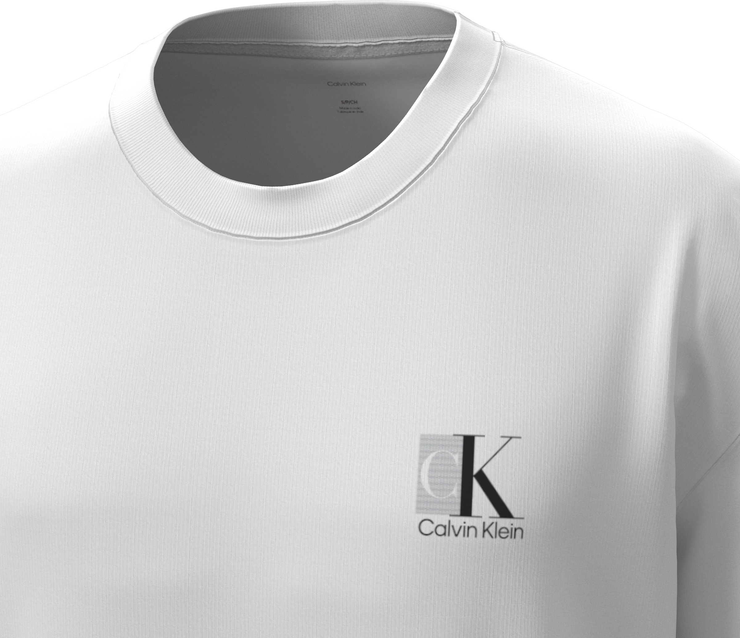 Calvin Klein T-Shirt »SS 30s E SPRTSWR 1 G«, Mit Rundhalsausschnitt
