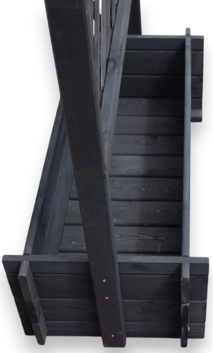 promadino Spalier, Pergola mit Pflanzkasten, BxTxH: 102x65x140 cm