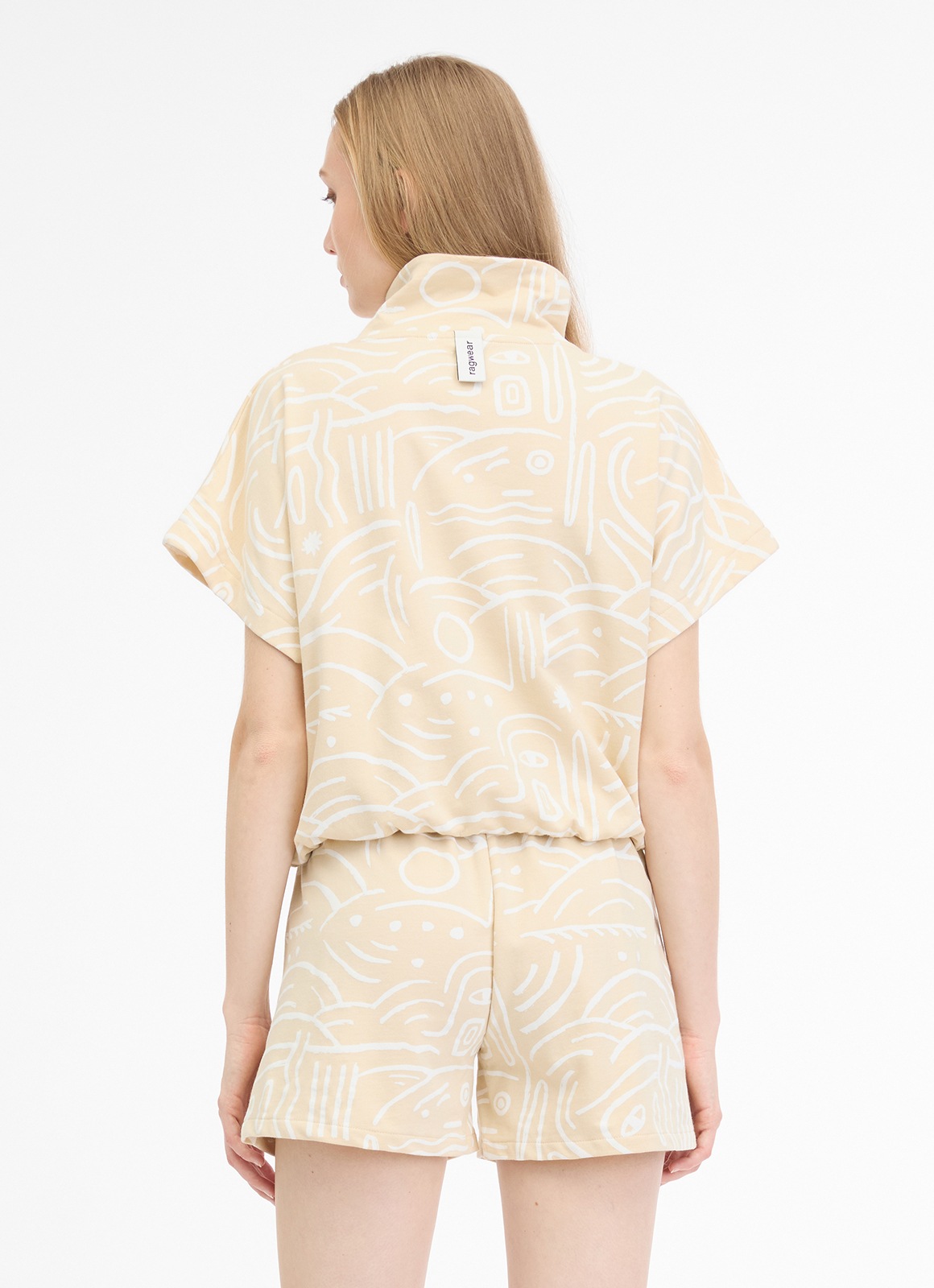 Ragwear Sweatshirt "IZZARA TOP PRINT", mit Stehkragen und Reißverschluss im günstig online kaufen