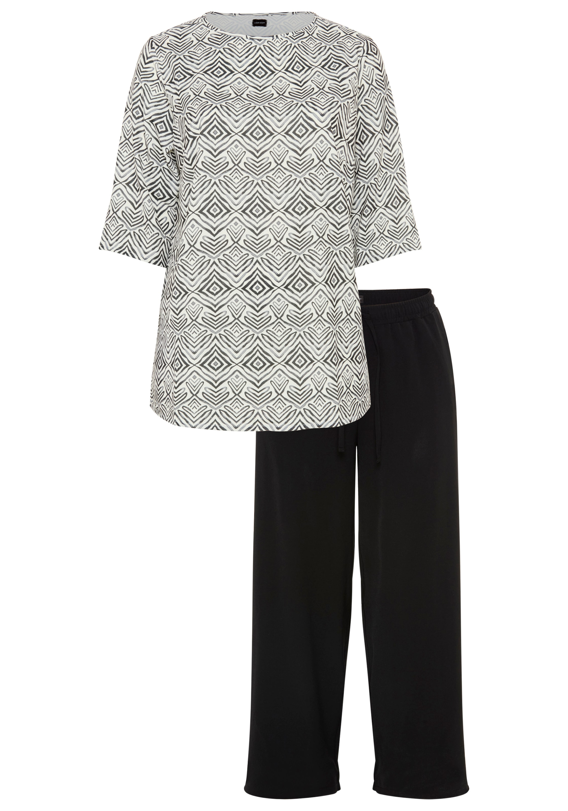 Laura Scott CURVE Schlupfbluse Set, Shirt + Hose, für Frühling und Sommer, günstig online kaufen
