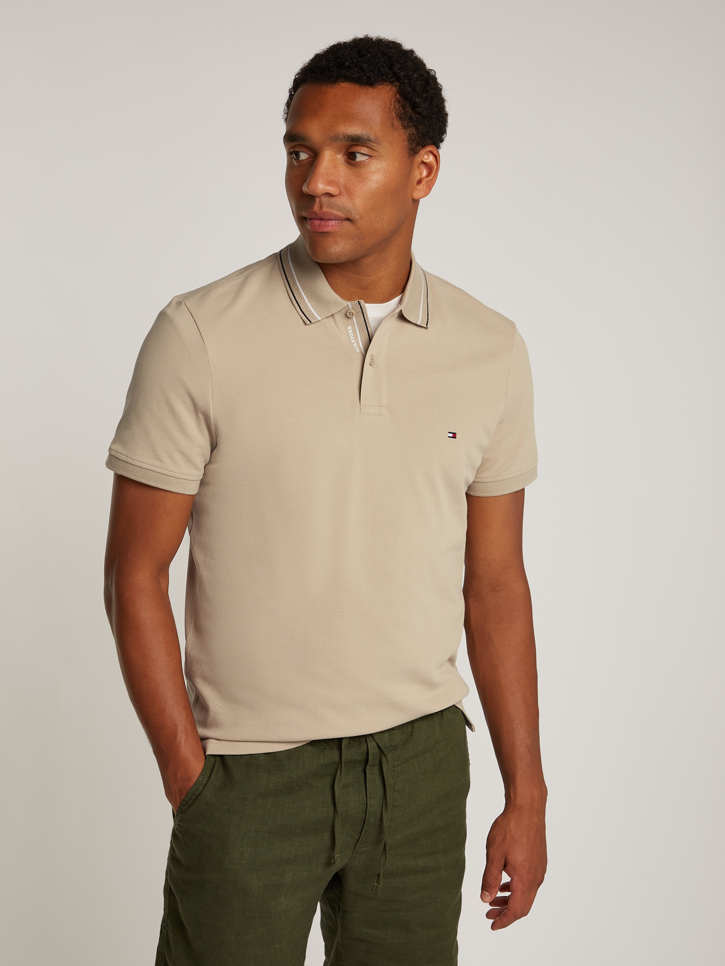 Tommy Hilfiger Poloshirt »PLACKET INTEREST REG POLO«