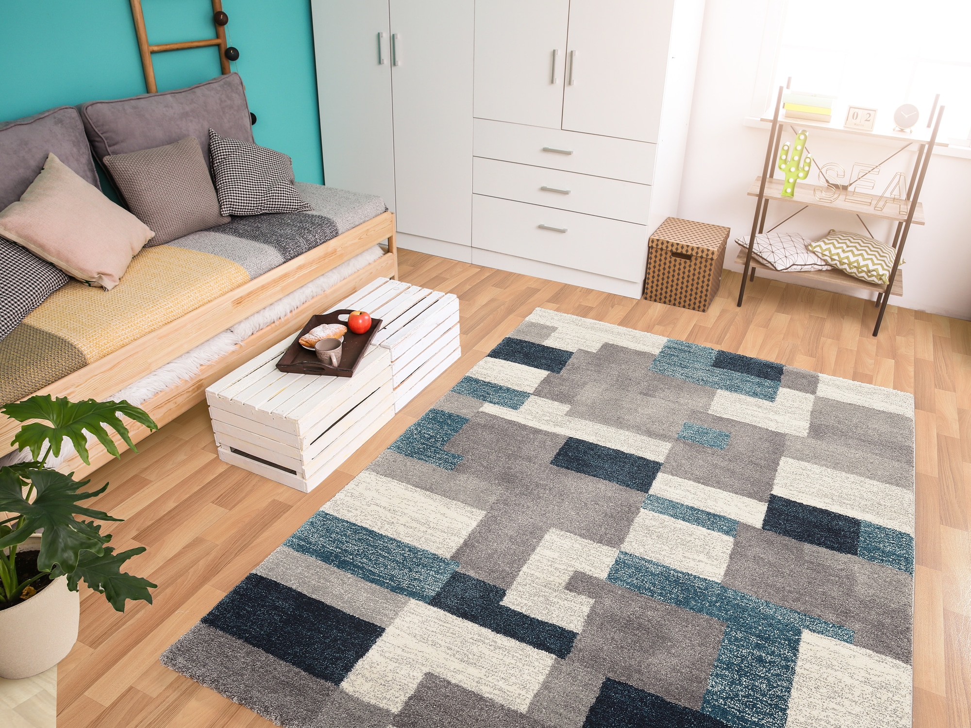 OCI DIE TEPPICHMARKE Teppich »Steady Allover«, rechteckig, 20 mm Höhe, besonders weich durch Mircofaser, Wohnzimmer