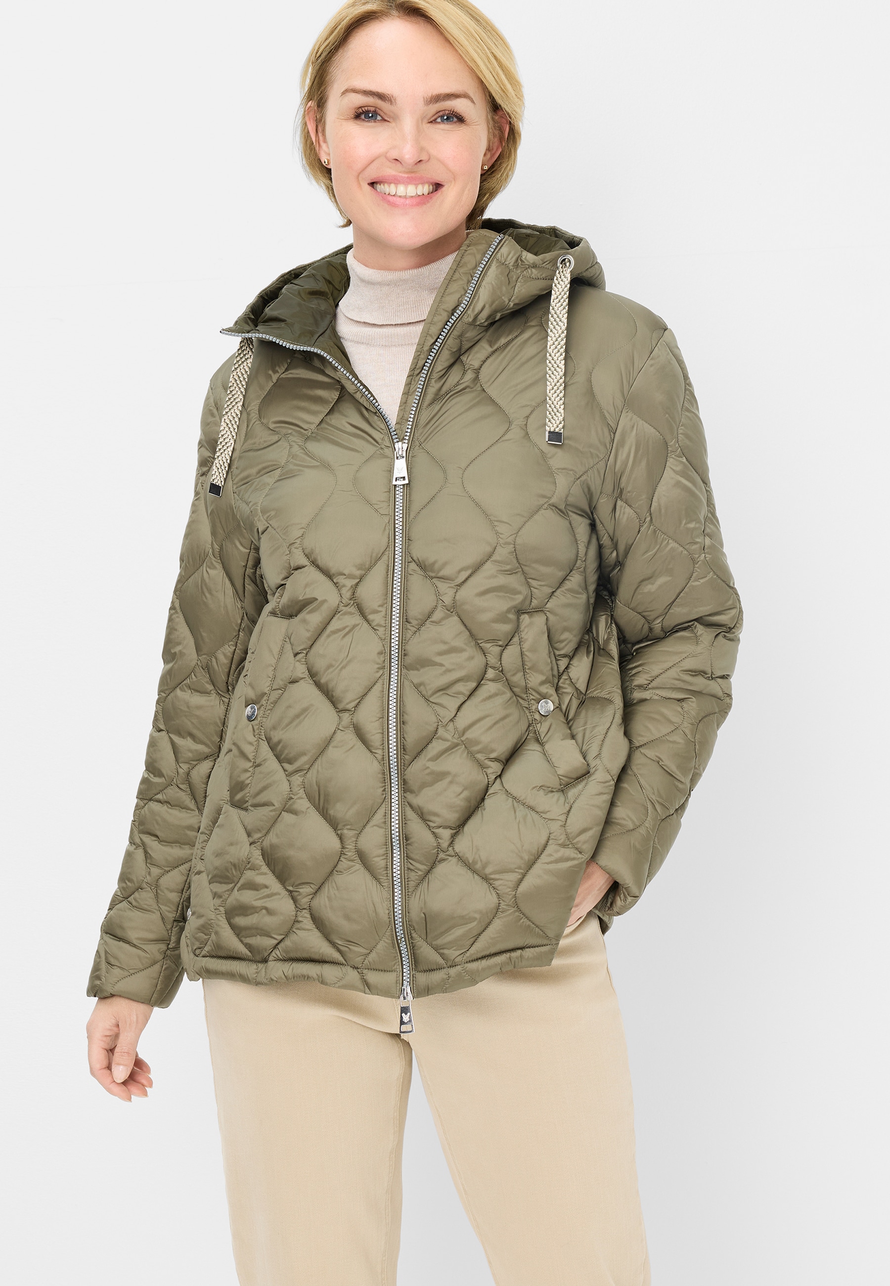 Fuchs Schmitt Steppjacke, mit Kapuze, mit Rautensteppung günstig online kaufen