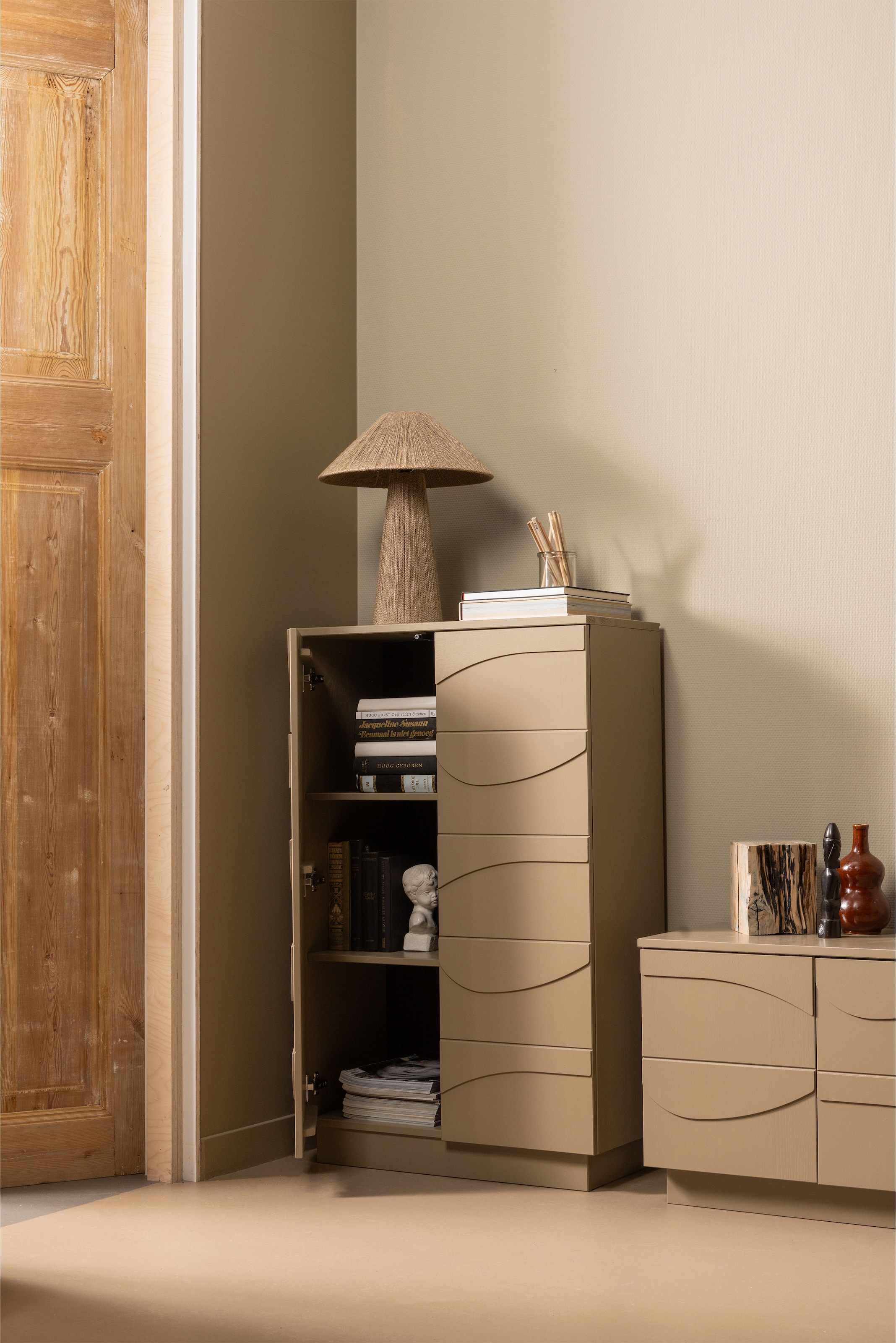 WOOOD Stauraumschrank »Teo«, mit push-to-Open-Funktion, Höhe 116 cm