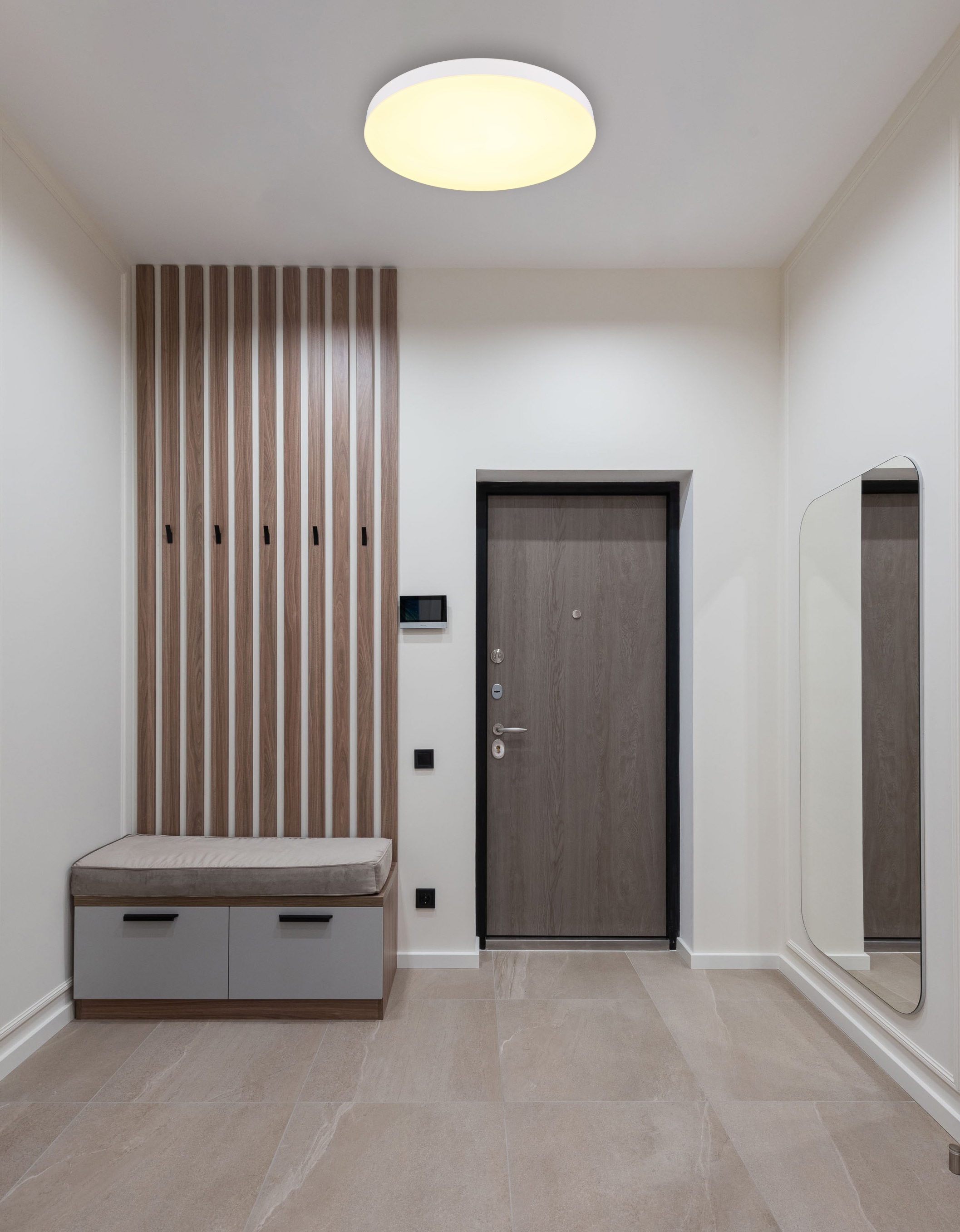 GLOBO LIGHTING LED Deckenleuchte »MATTHEW«, Leuchtmittel LED-Modul | LED fest integriert, Deckenlampe / Schlafzimmer / Wohnbereich / Arbeitszimmer / weiß / rund