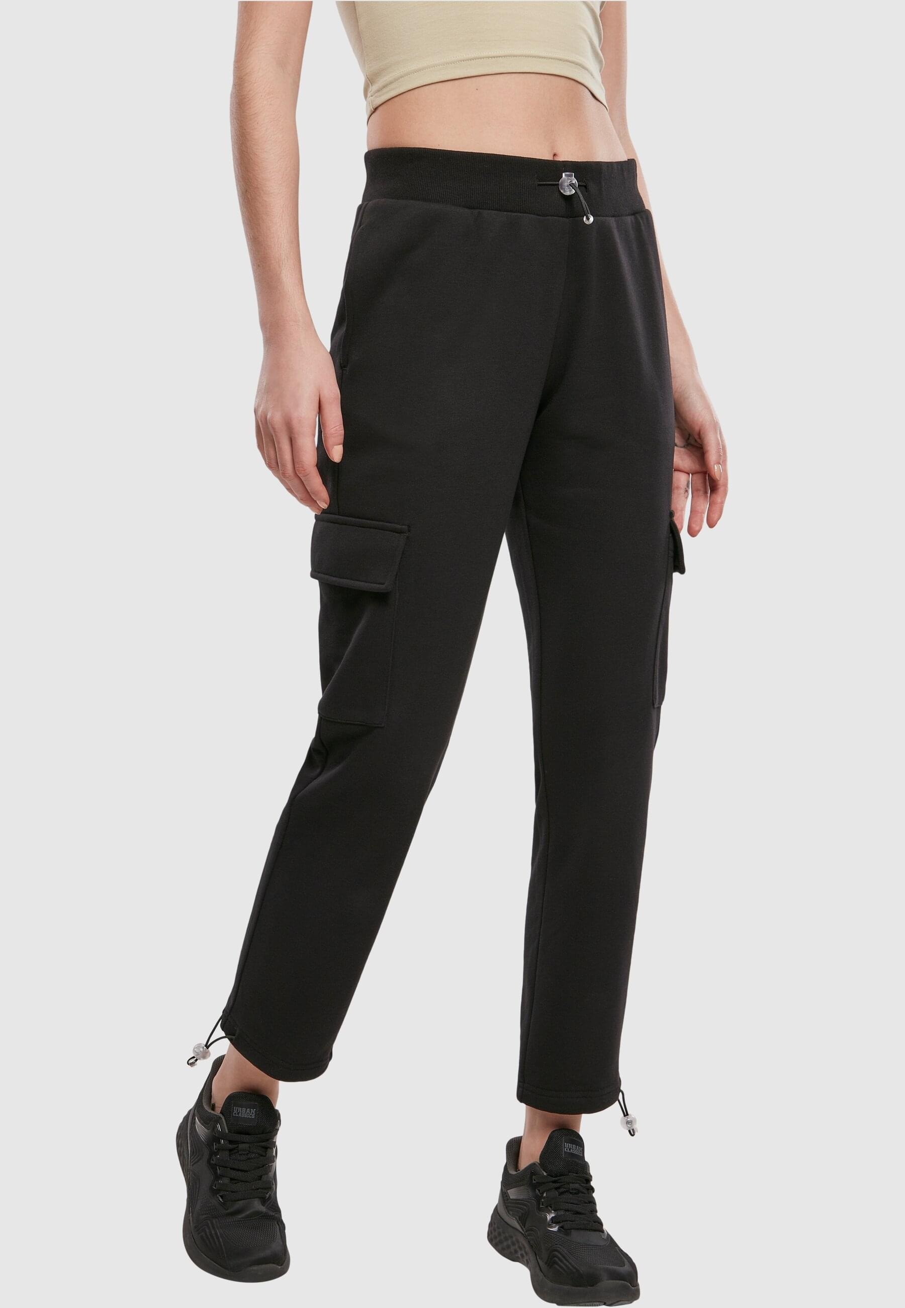 URBAN CLASSICS Cargohose »Urban Classics Damen Ladies Cargo Terry Pants«, (1 tlg.)