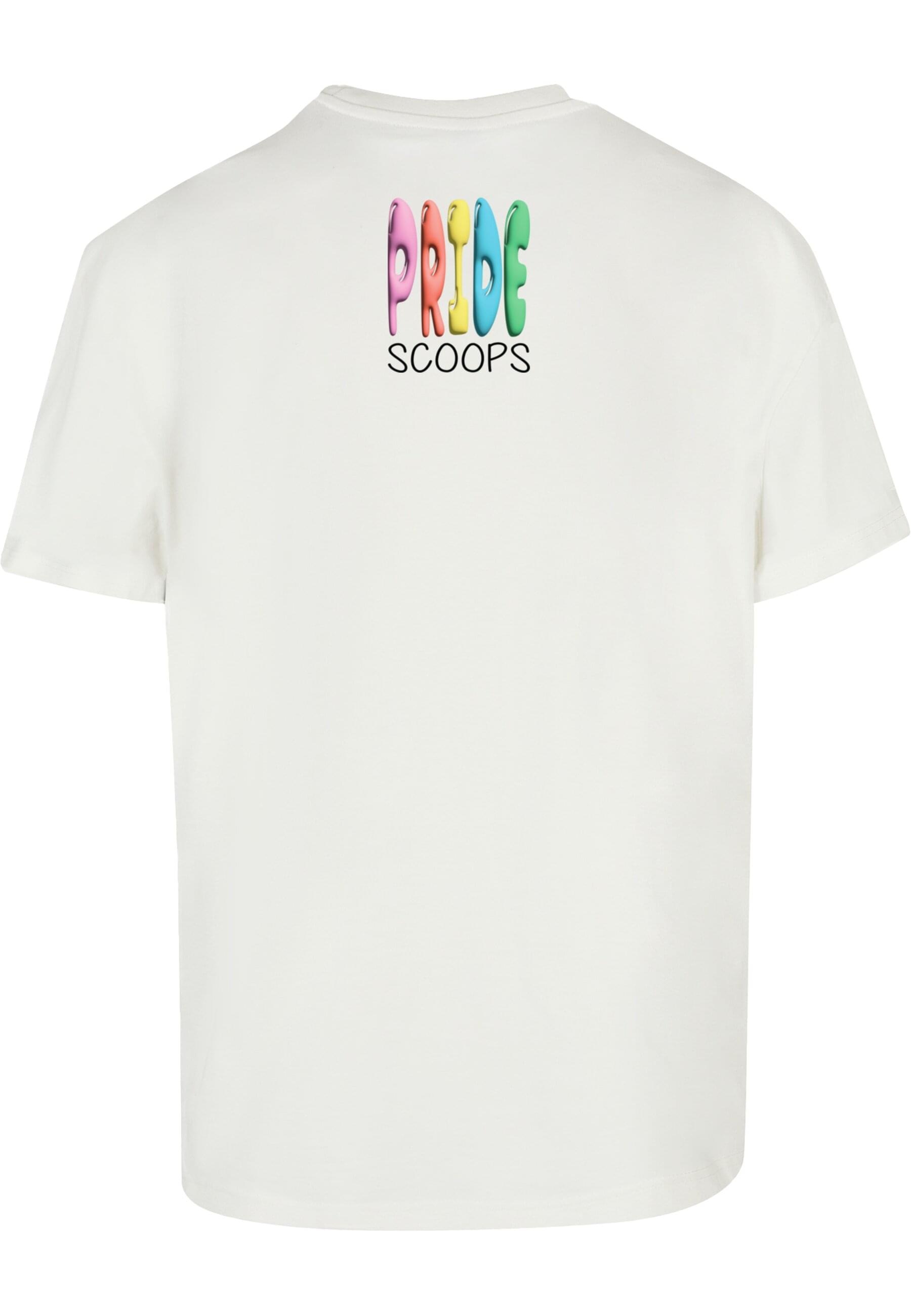 Merchcode T-Shirt "Merchcode Pride Scoops Heavy Oversized T-shirt" 1 Stk. günstig online kaufen