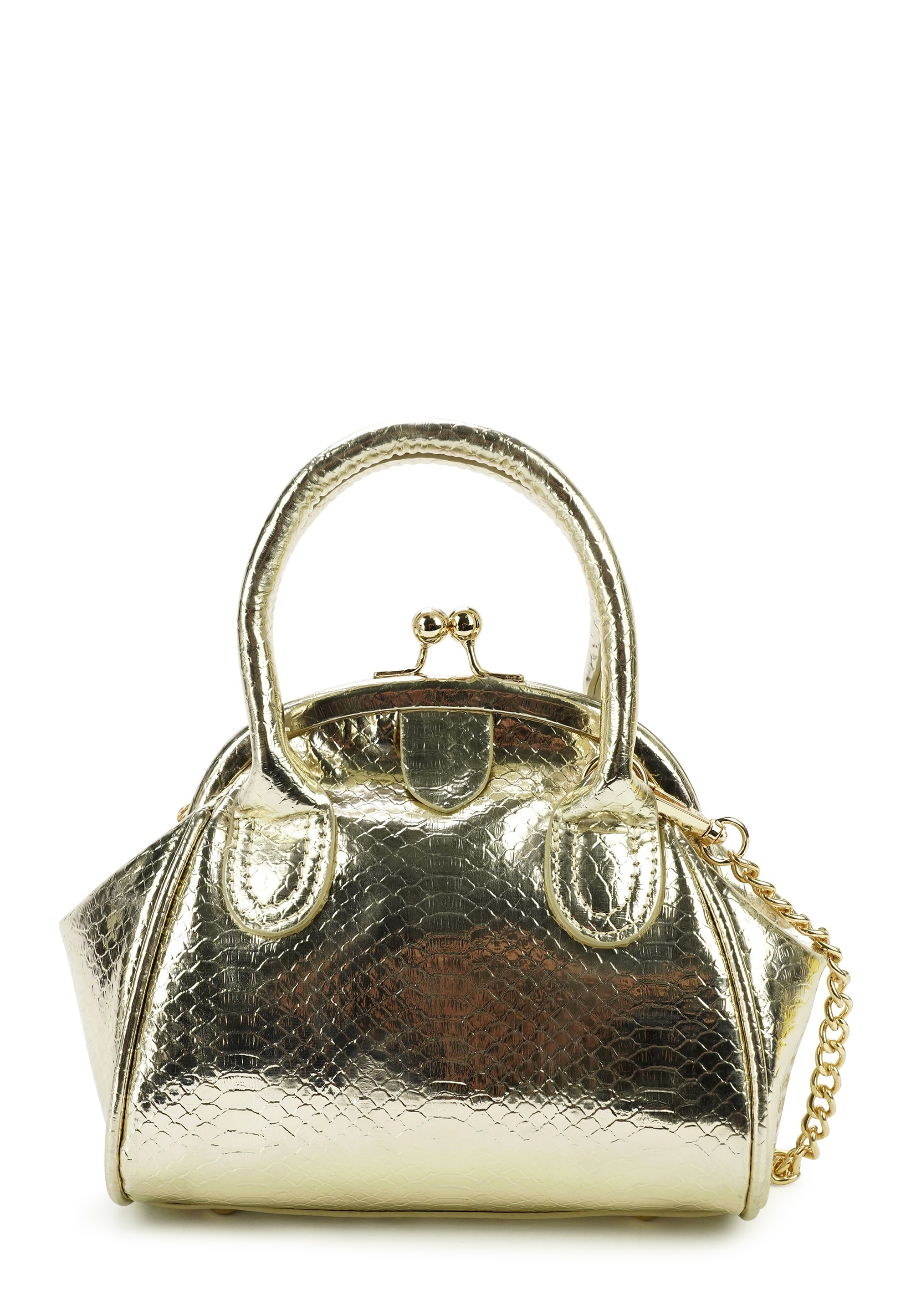 Harpa Henkeltasche "VALENTINA" in glänzender Kroko-Optik günstig online kaufen