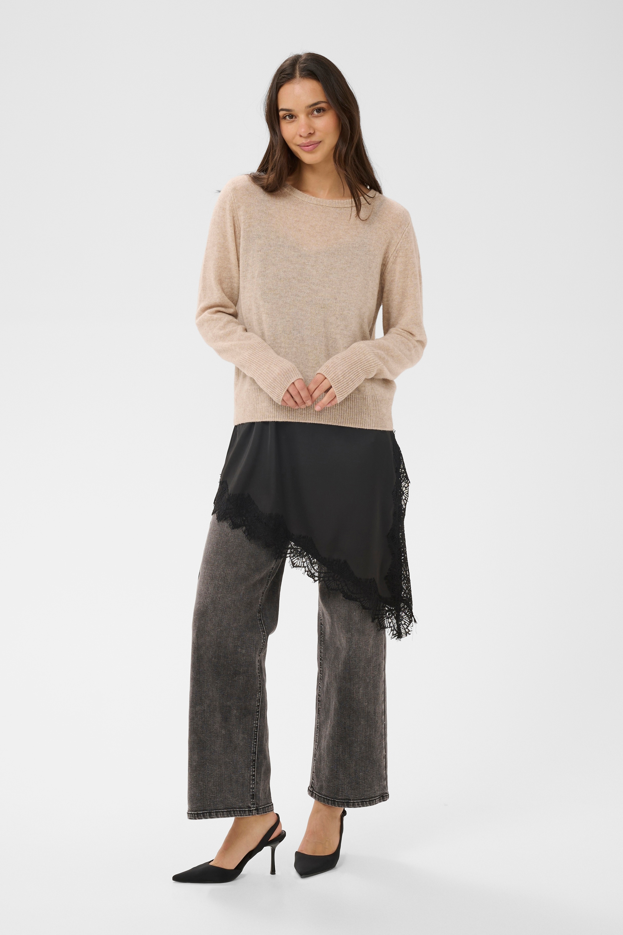KAFFE Blusentop »Damen Bluse ärmellos KAmiala«