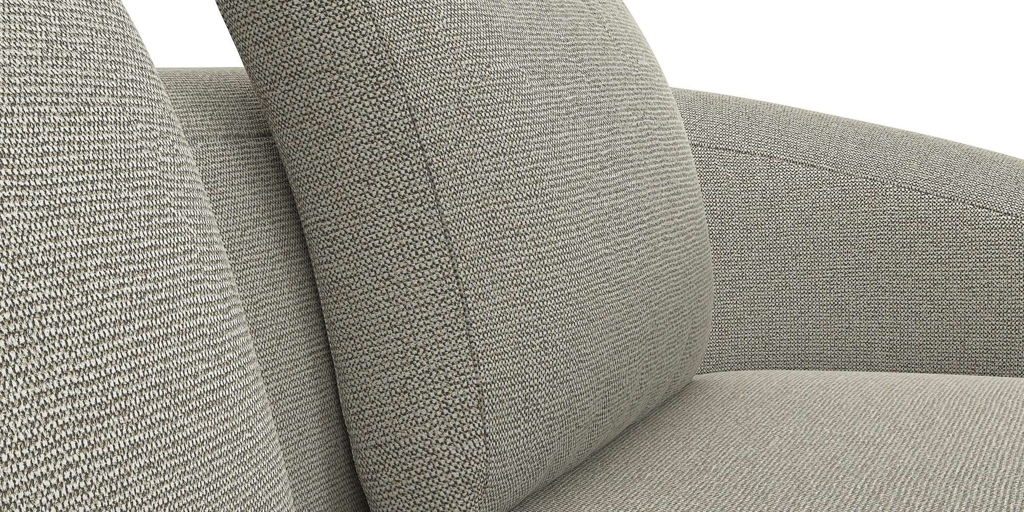 FLEXLUX Wohnlandschaft »Torino, rund, L-Form, Sofa-Ecke mit Recamiere, Longchair-Sofa«, Modernes, organisches Sofa-Design, Kaltschaum, Wellenunterfederung