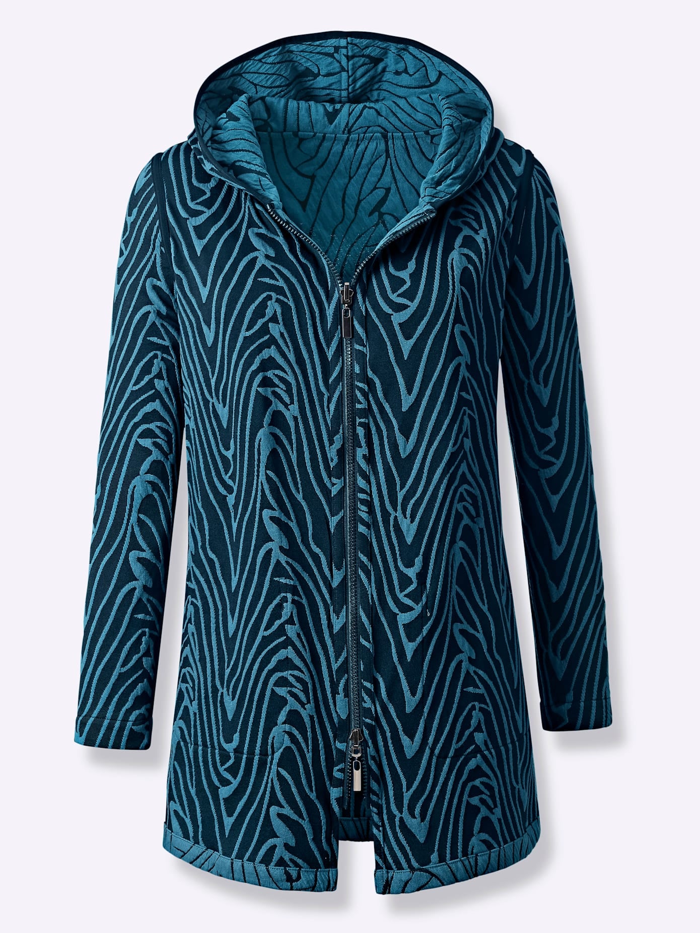 creation L Shirtjacke »Wende-Shirtjacke«, (1 tlg.)