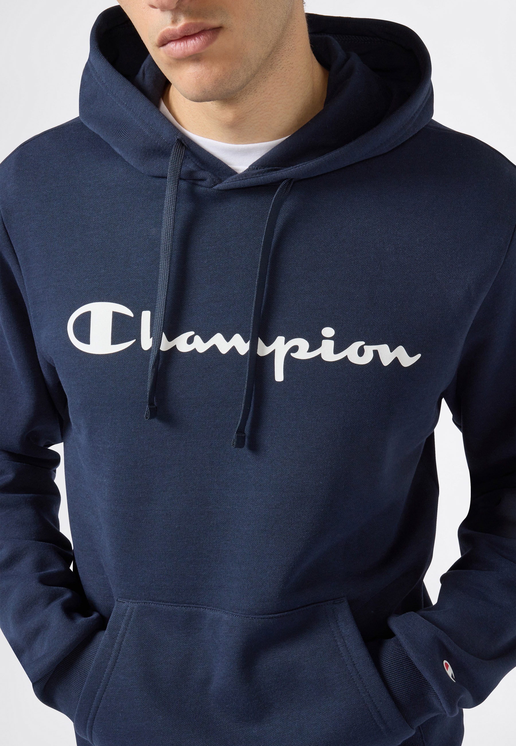 Thumbnail - Champion Kapuzensweatshirt "BASICS Fleece Hoodie Large Logo", 1 tlg.