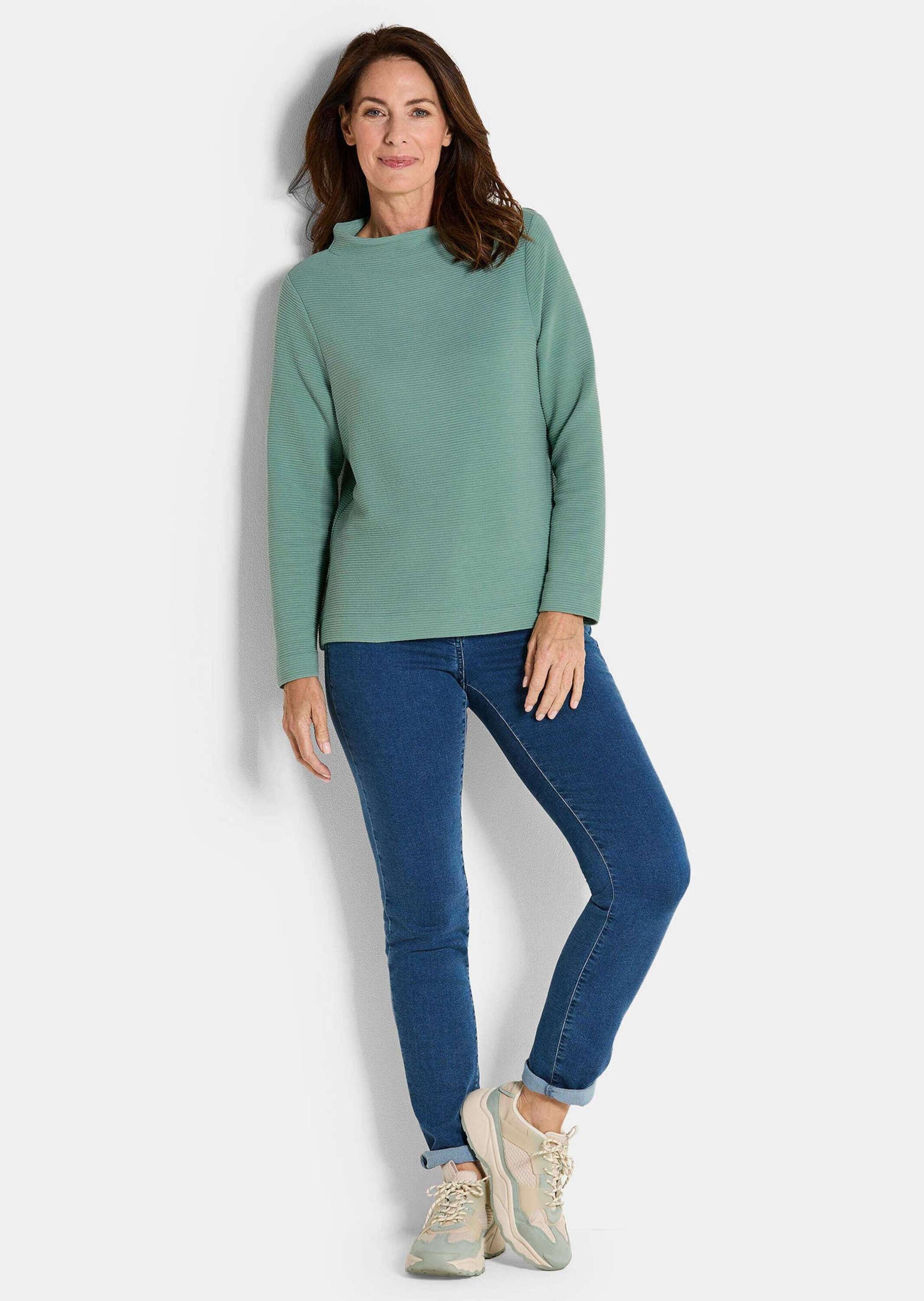 GOLDNER Rundhalspullover "Langarm Ottoman-Design, Turtleneck" Turtleneck günstig online kaufen