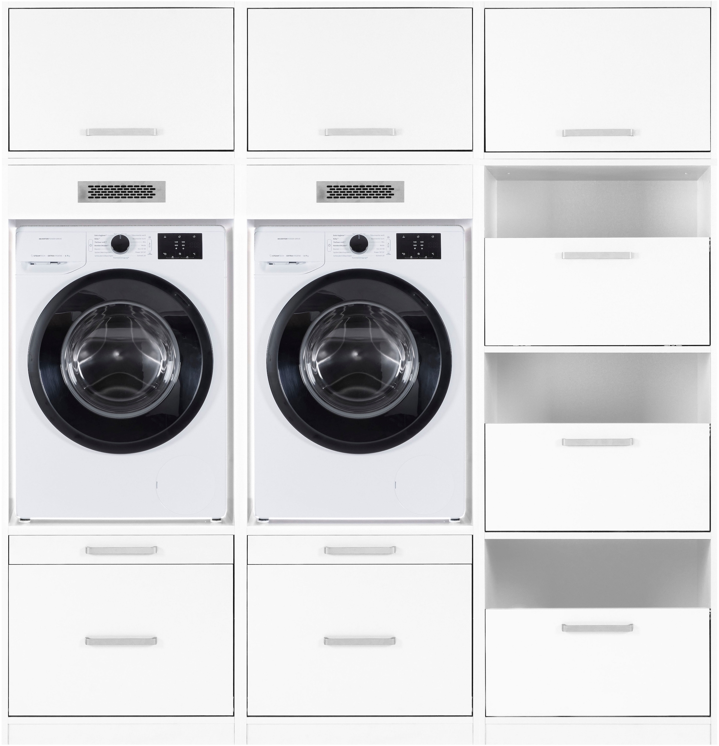 Inter Link Mehrzweckschrank-Set »Norela, Waschmaschinenumbauschrank, Geräteschrank mit Wäscheschrank« 6 Stk. tlg.