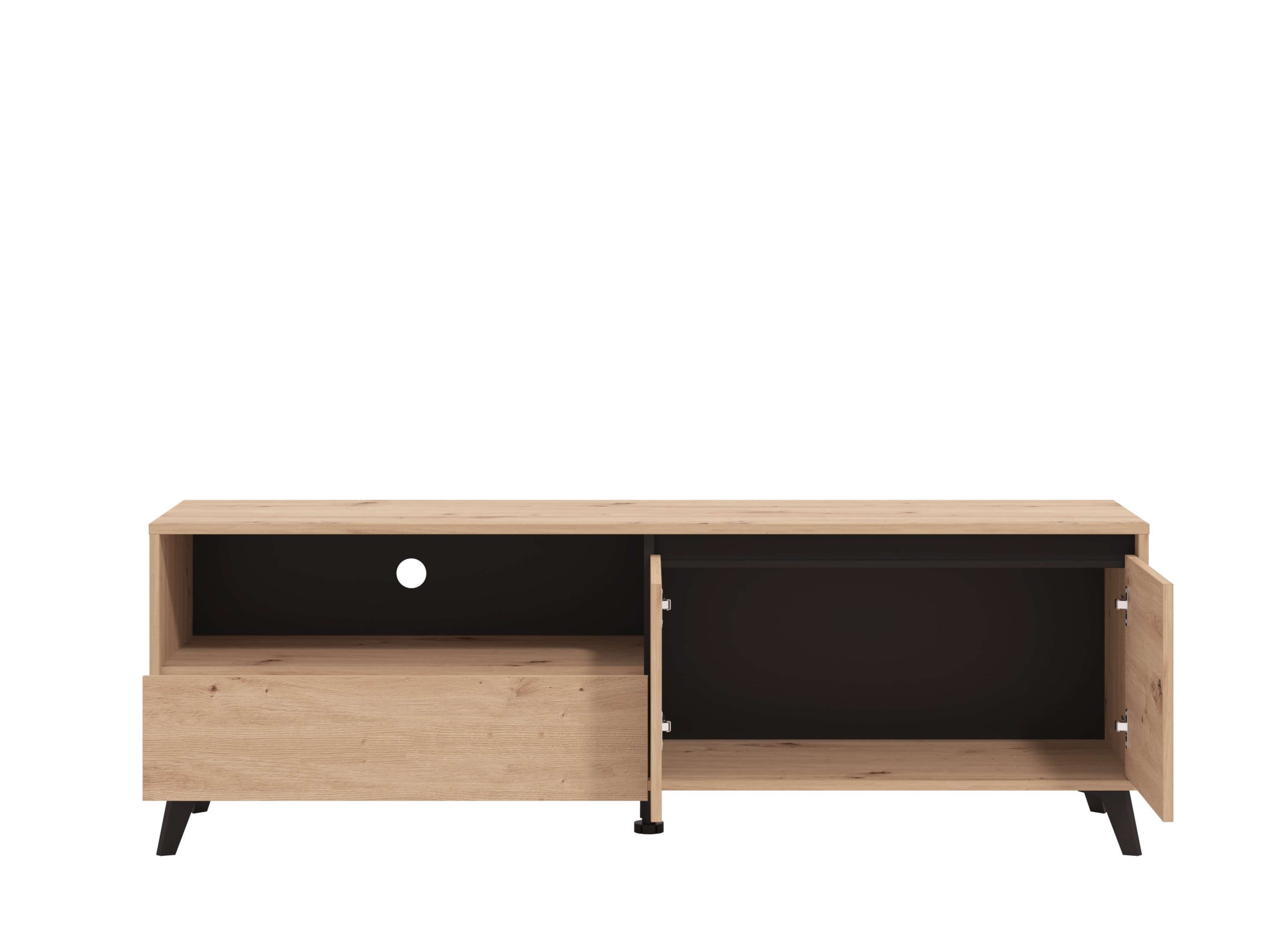 INOSIGN TV-Board »Stirling, TV-Kommode, TV-Board, TV-Schrank, Breite 158,5 cm«, in 2 Farbausführungen, 2 Türen, mit Schublade