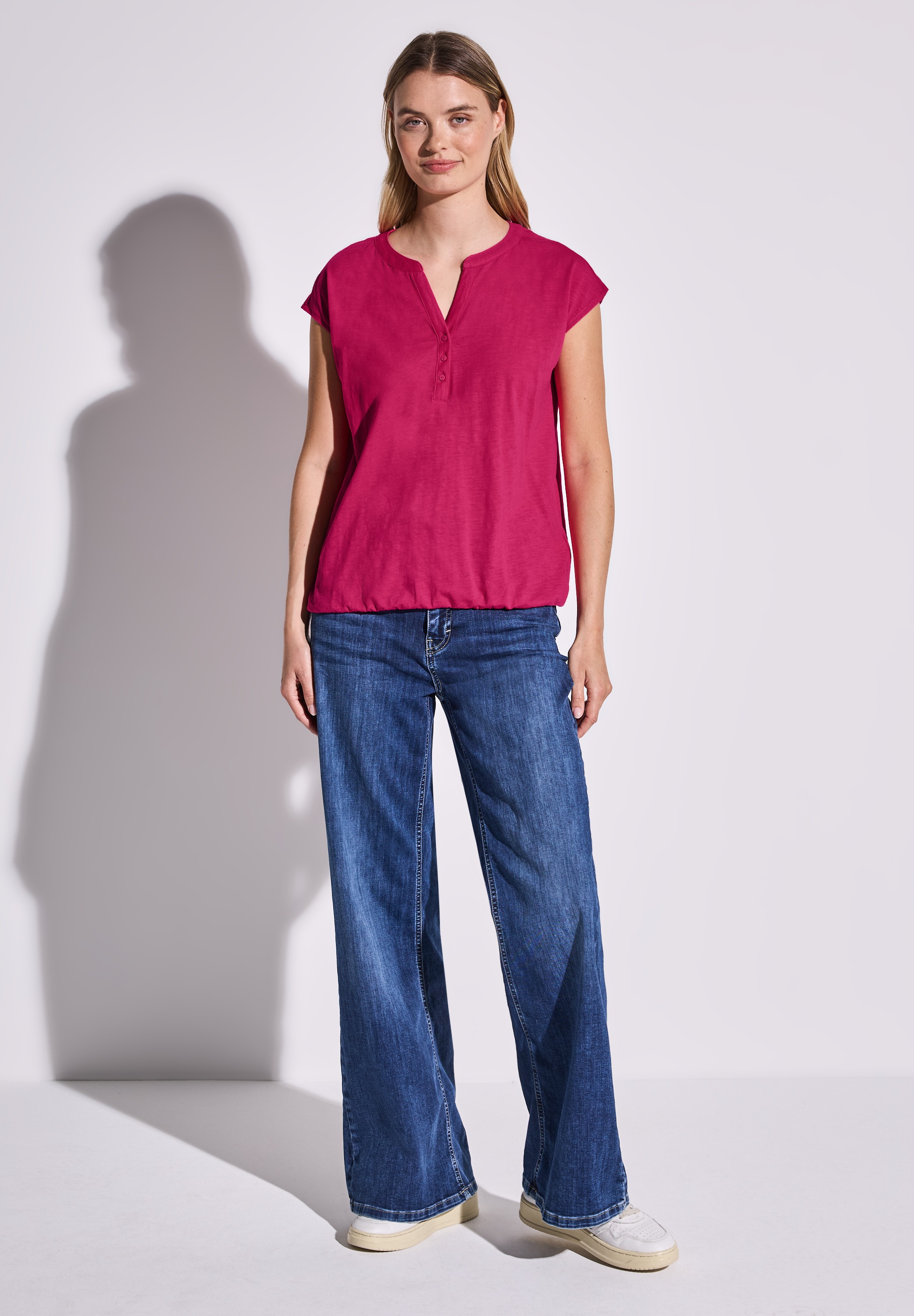 STREET ONE T-Shirt, aus reiner Baumwolle