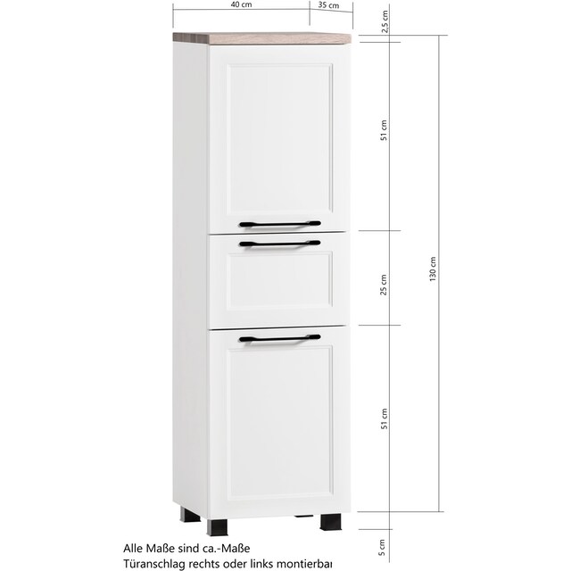 HELD MÖBEL Midischrank »Lana«, Badmöbel, 40 cm breit kaufen | BAUR