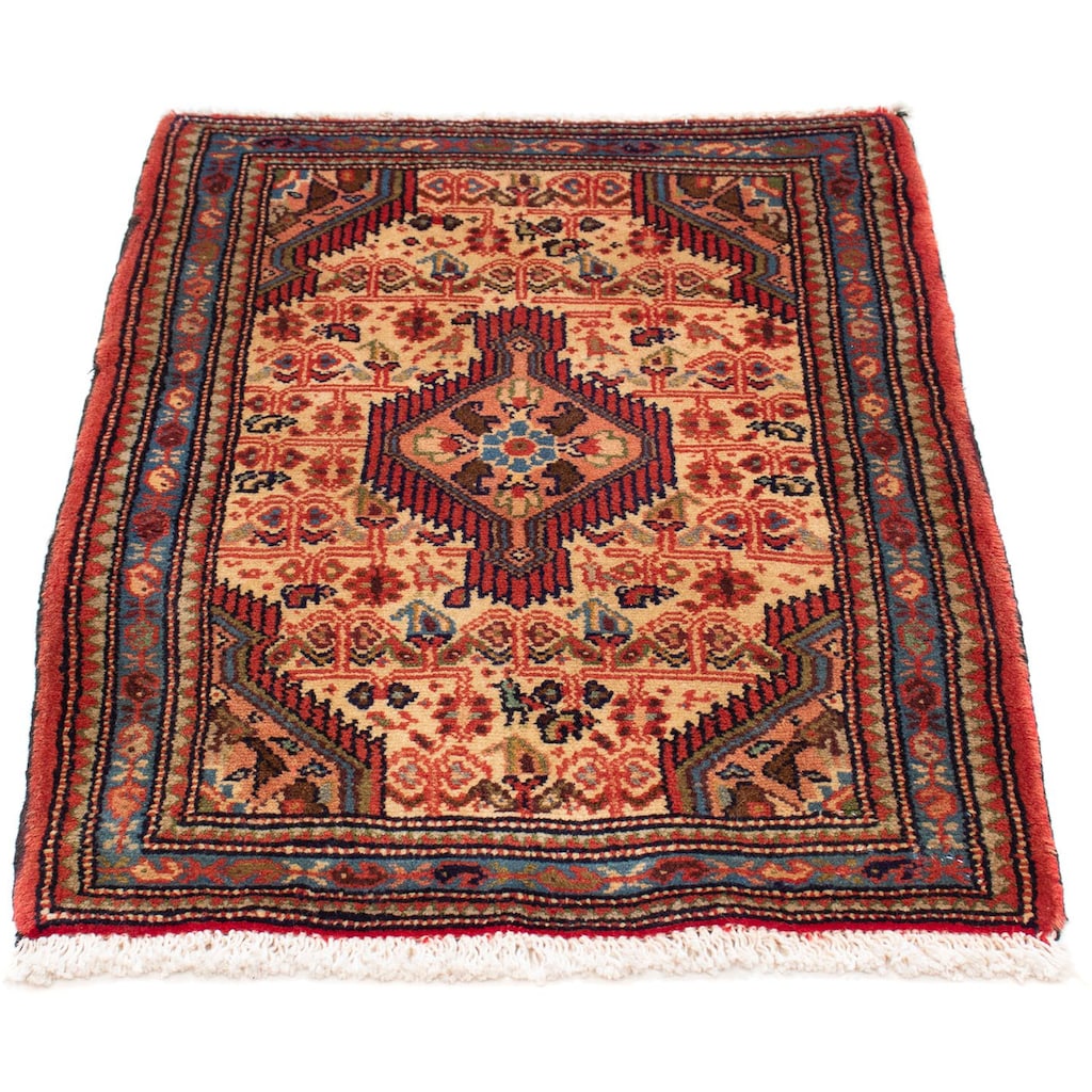 morgenland Orientteppich »Perser - Nomadic - 90 x 63 cm - dunkelrot«, rechteckig