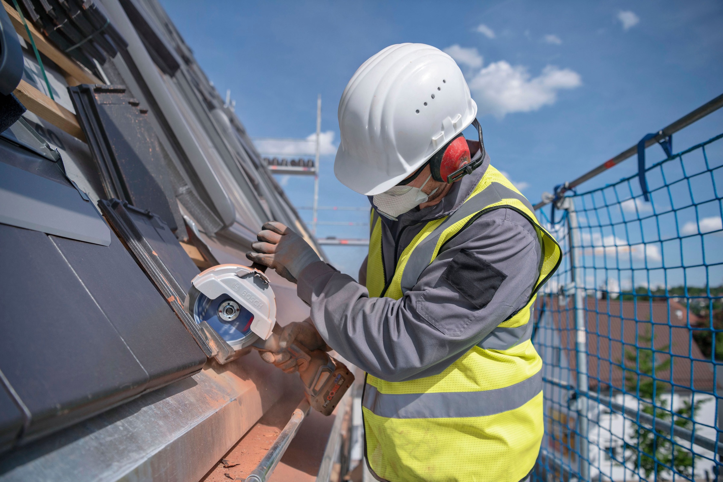 Bosch Professional Akku-Winkelschleifer »GWS 18V-180 PC«, ohne Akku, ohne Ladegerät