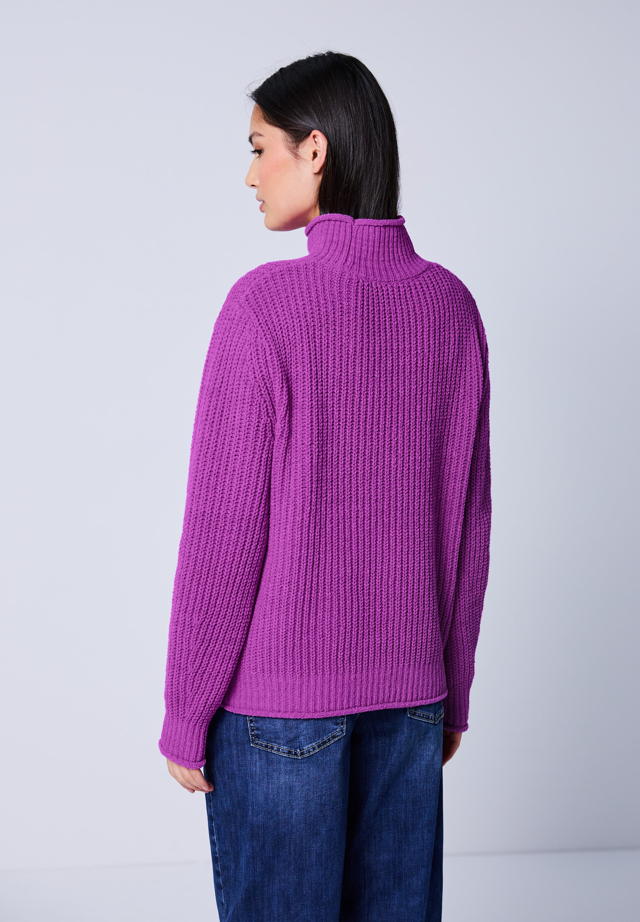 STREET ONE STUDIO Strickpullover aus softem Materialmix günstig online kaufen