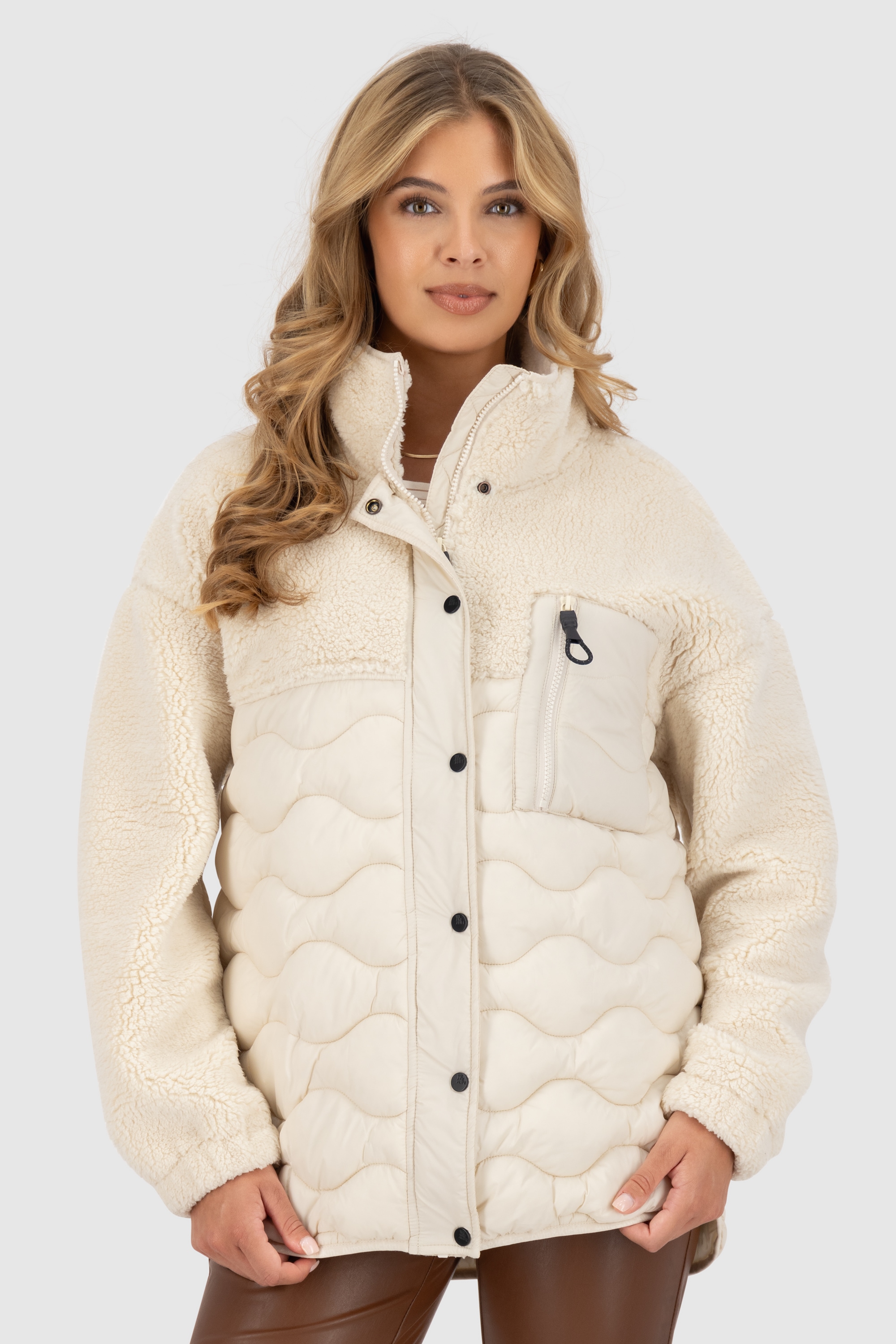 Winterjacke »EveAK G Teddy Jacket Damen Winterjacke, Anorak, Outdoorjacke«