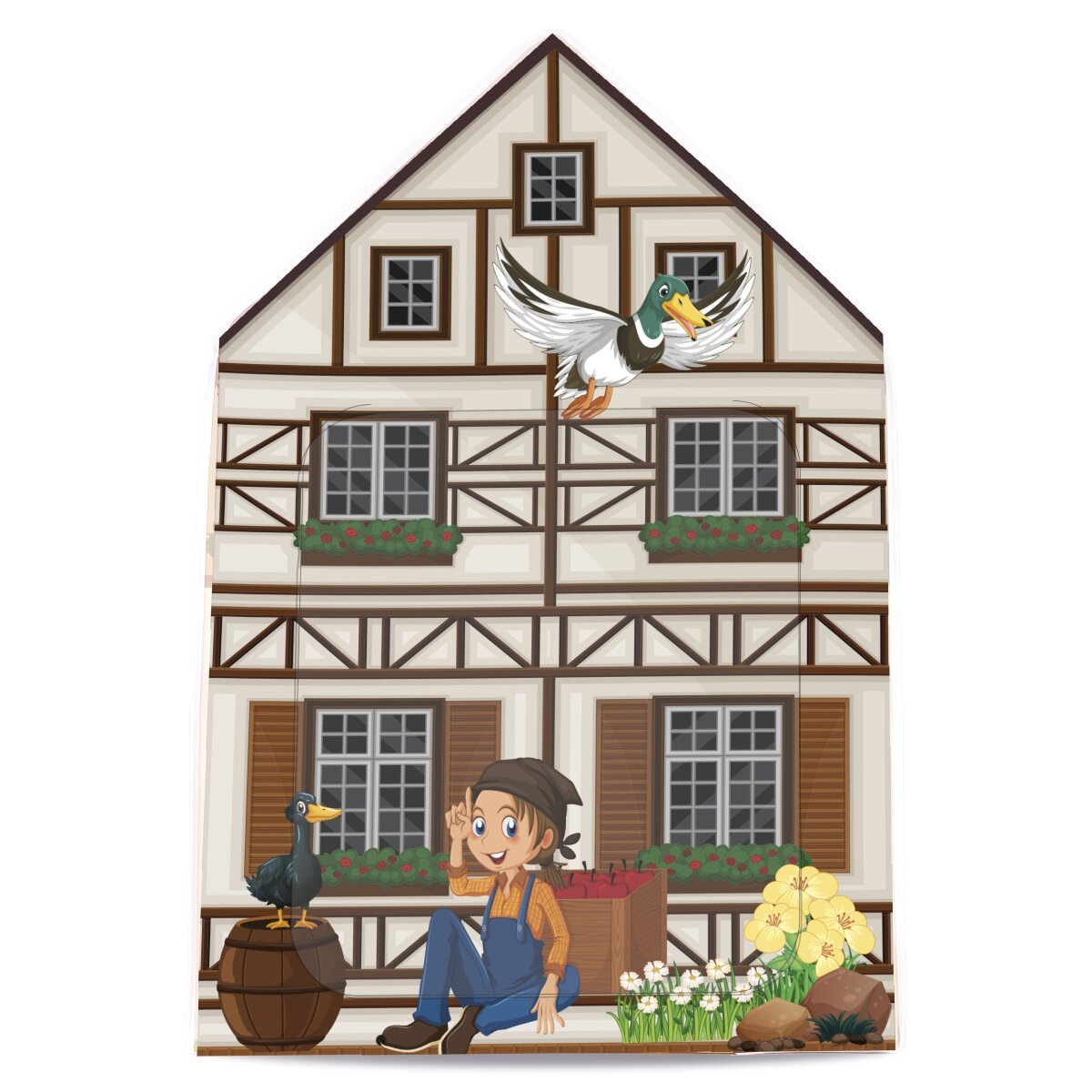 Jamara Spielhaus »Claas Spielhaus Bauernhof« Platzsparend demontierbar