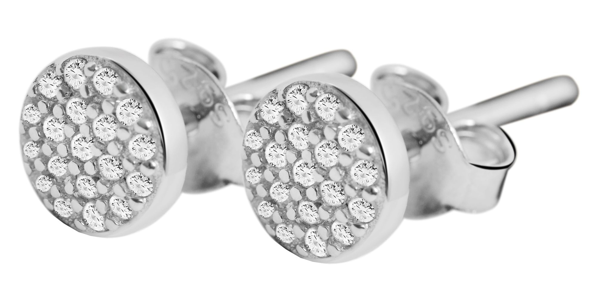Adelia´s Paar Ohrhänger »Ohrringe – Ohrstecker aus 925 Silber mit Zirkonia« Zum Verschenken – ideal zum Jubiläum