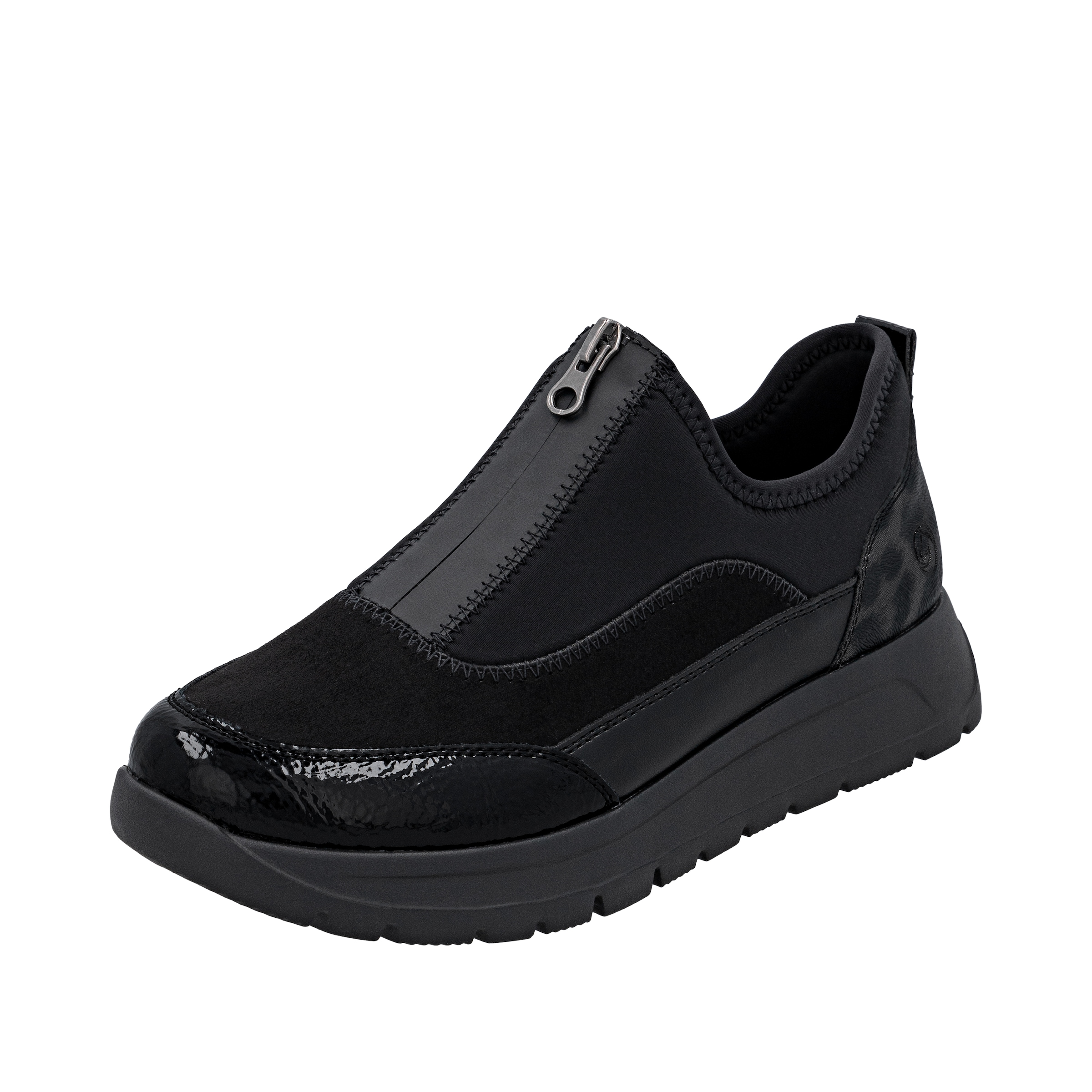 Remonte Plateausneaker, Halbschuh, Casual-Sneaker mit Lackdetails günstig online kaufen