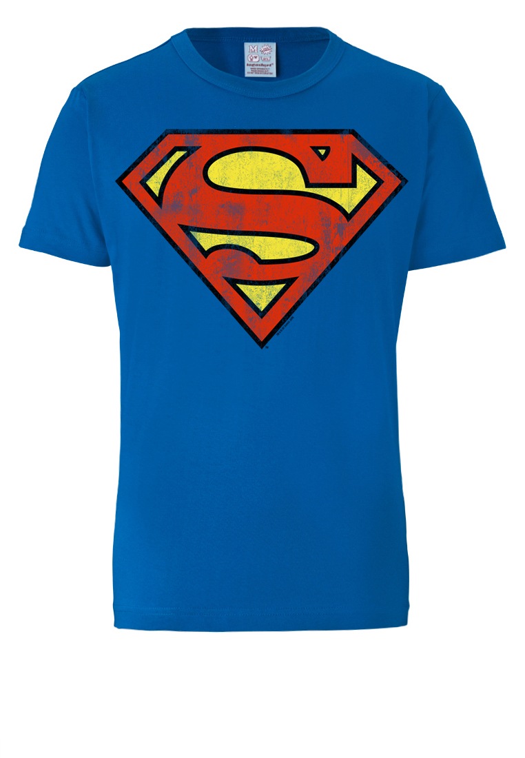 Thumbnail - LOGOSHIRT T-Shirt "DC Comics – Superman", mit lizenziertem Print
