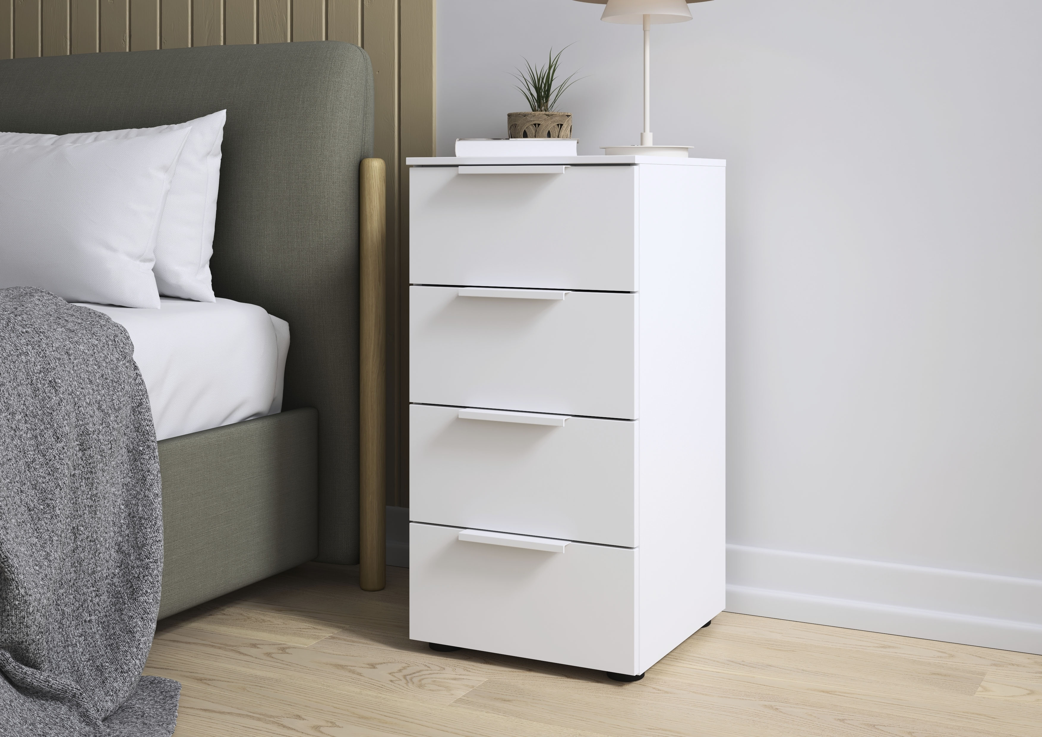 LeGer Home by Lena Gercke Kommode "Kommode Sideboard Schubladenkommode SERINA eleganter Eyecatcher" inkl. SOFT-CLOSE-FUNKTION, mit 4 Schubkästen sowie hochwertigen Metallgriffen MADE IN GERMANY