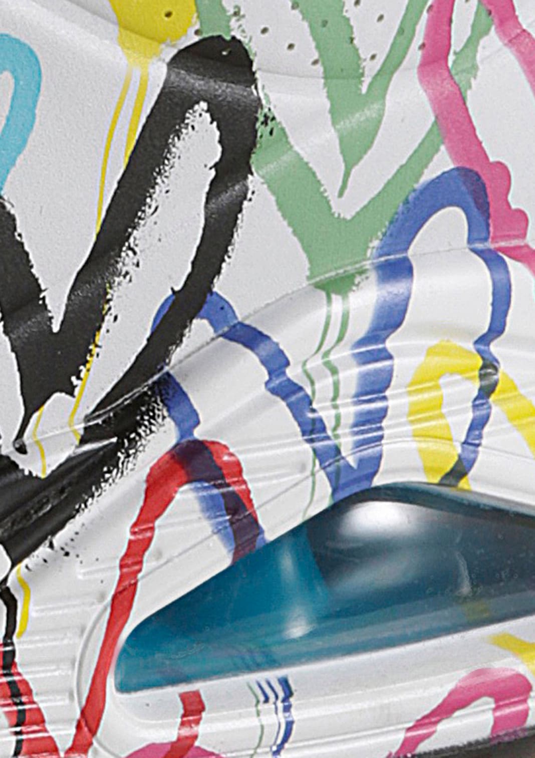 Skechers Wedgesneaker »UNO-SPREAD THE LOVE«, mit auffälligem Graffiti-Print, Freizeitschuh, Halbschuh, Schnürschuh