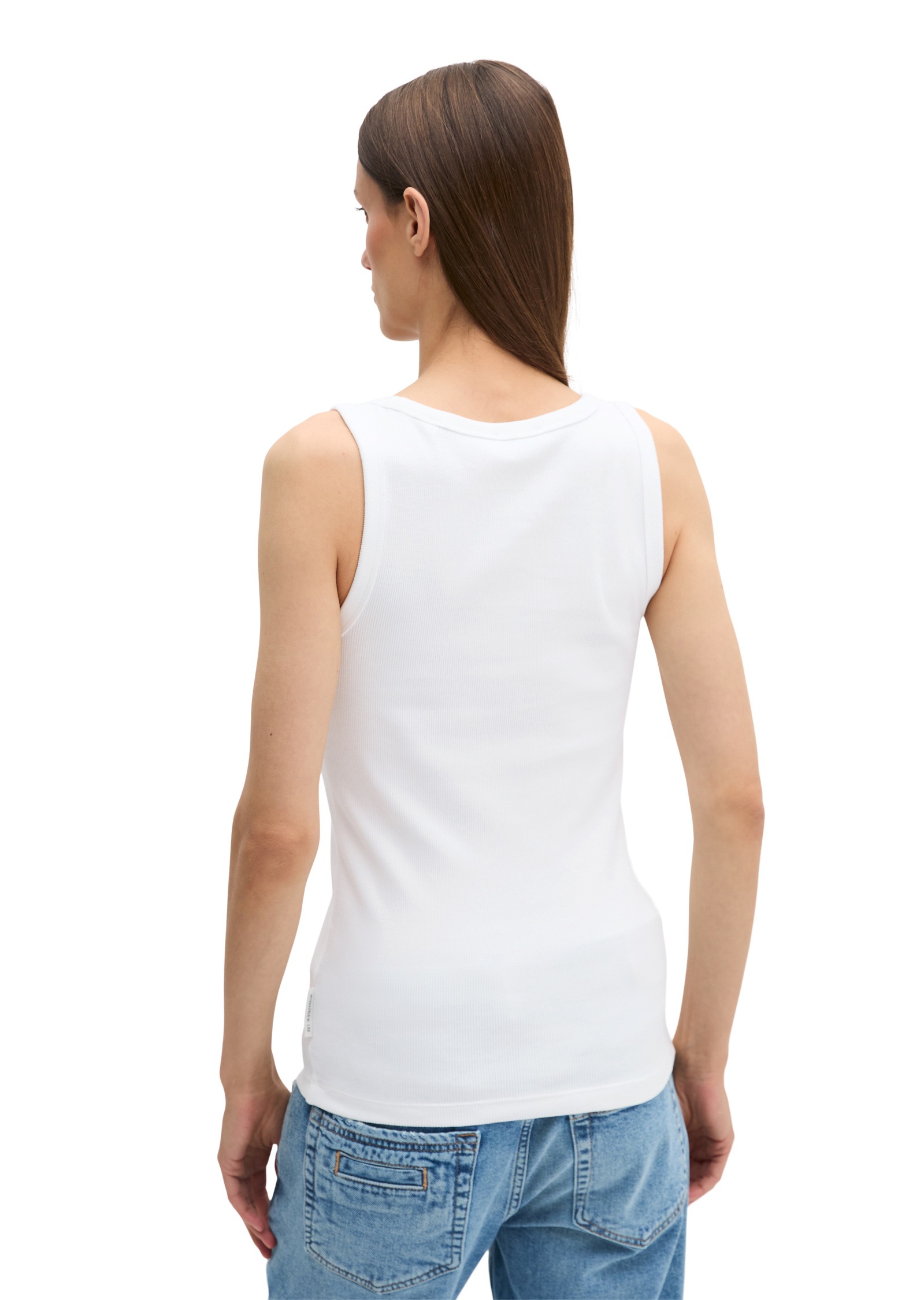 Thumbnail - Marc OPolo T-Shirt "aus elastischem Rippjersey"