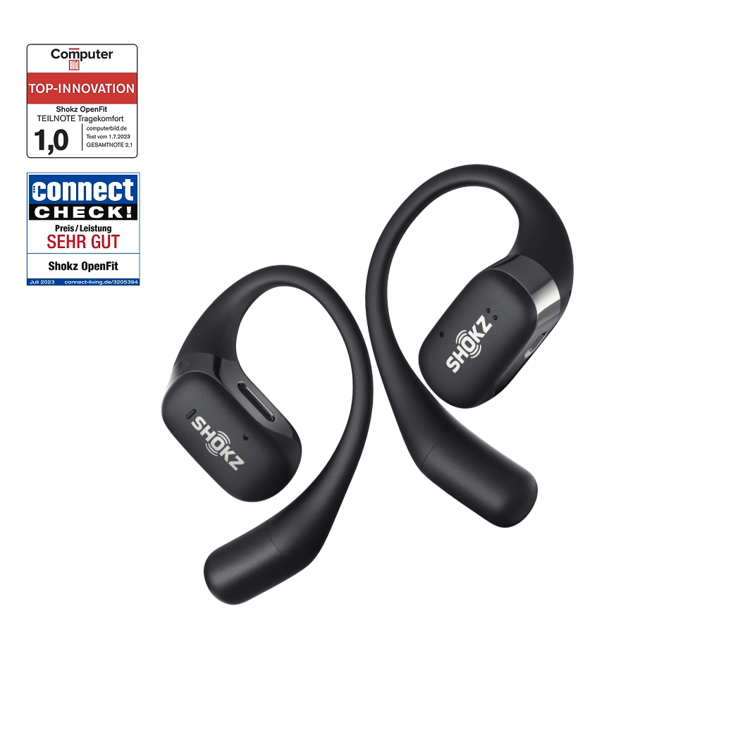 Shokz Open-Ear-Kopfhörer »OpenFit + Case«