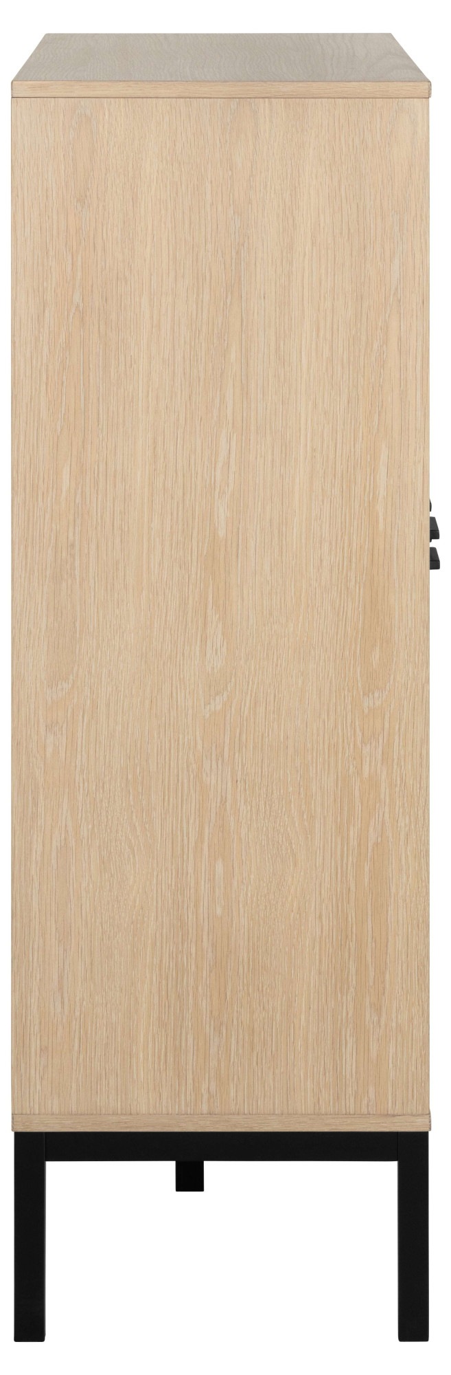 ACTONA GROUP Anrichte »Kensington«, Schrank, 4 Türen und 6 Böden weiss pigmentiert Eiche, 91x40x120cm