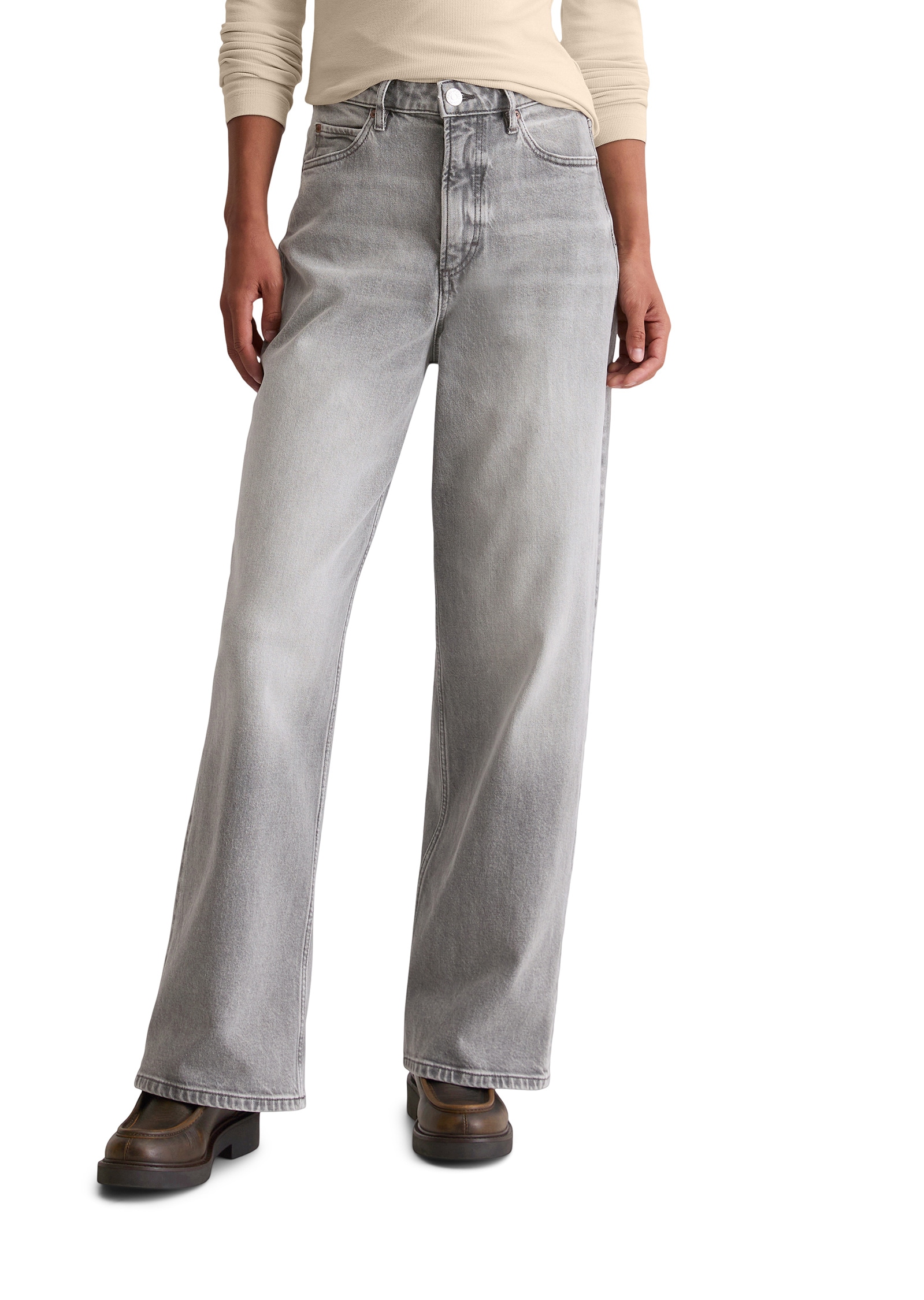 Marc OPolo Weite Jeans "aus Organic-Cotton-Mix-Stretch" günstig online kaufen