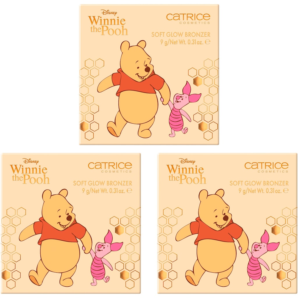 Catrice Bronzer-Puder »Disney Winnie the Pooh Soft Glow Bronzer«, (Set, 3 tlg.)