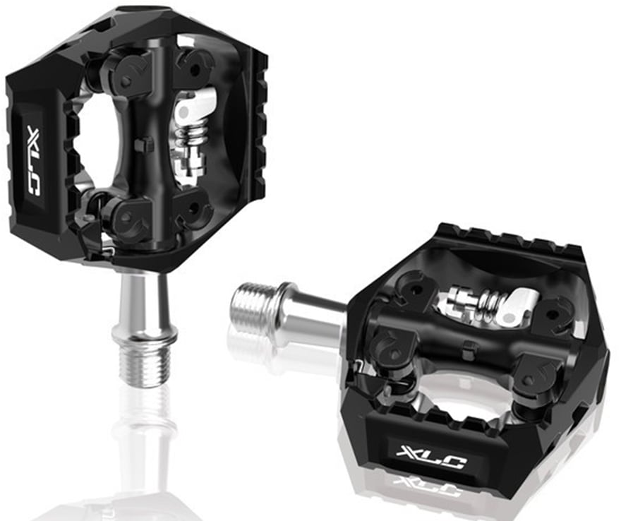 XLC Fahrradpedale "XLC System-Pedal MTB PD-S14", B:86mm H:25mm L:75mm, schwarz, Fahrradpedale