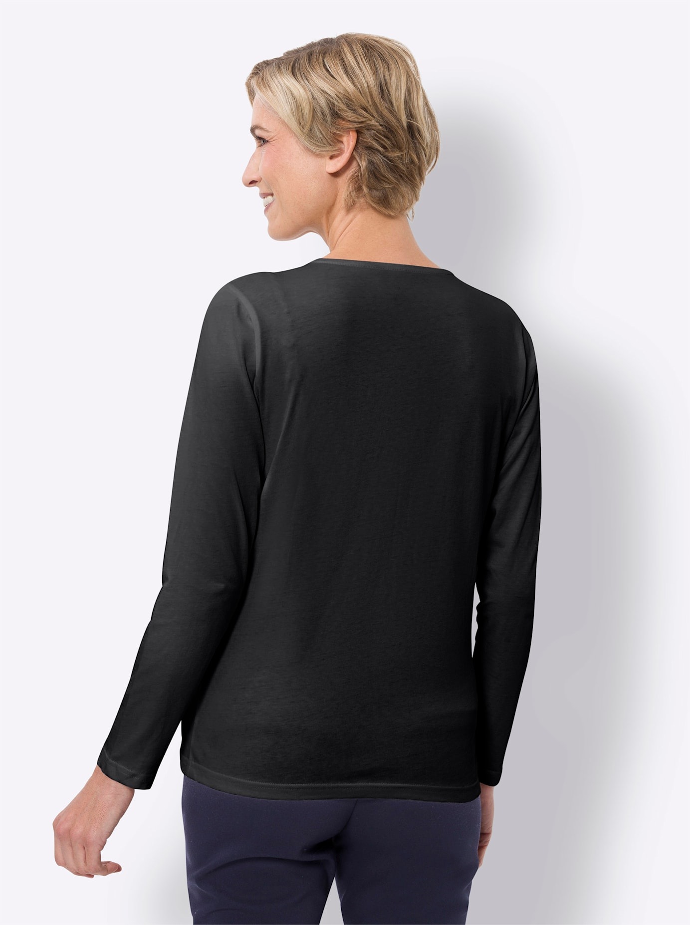 Classic Basics Rundhalsshirt "Rundhals-Shirt" 1 Stk. günstig online kaufen