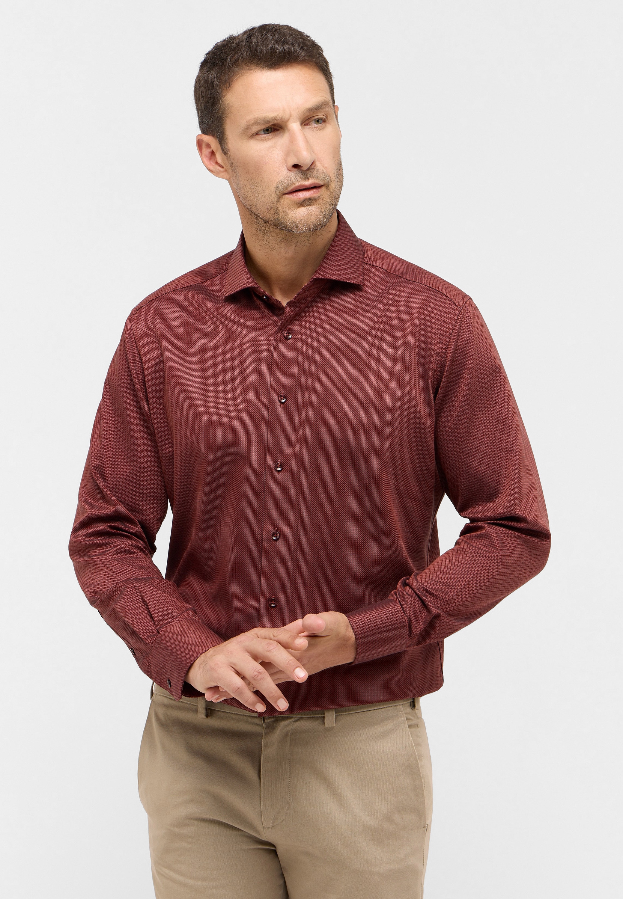 Eterna Langarmhemd "MODERN FIT", NON IRON (bügelfrei) günstig online kaufen