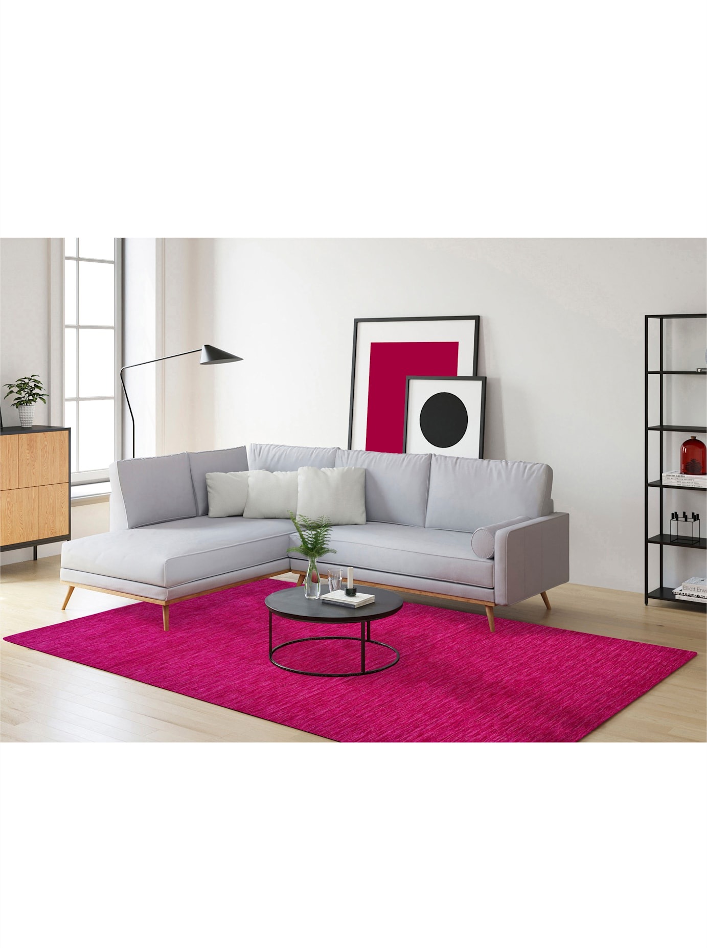 HEINE HOME Gr. 2 Rectangular Rug Pink 60x90cm 2