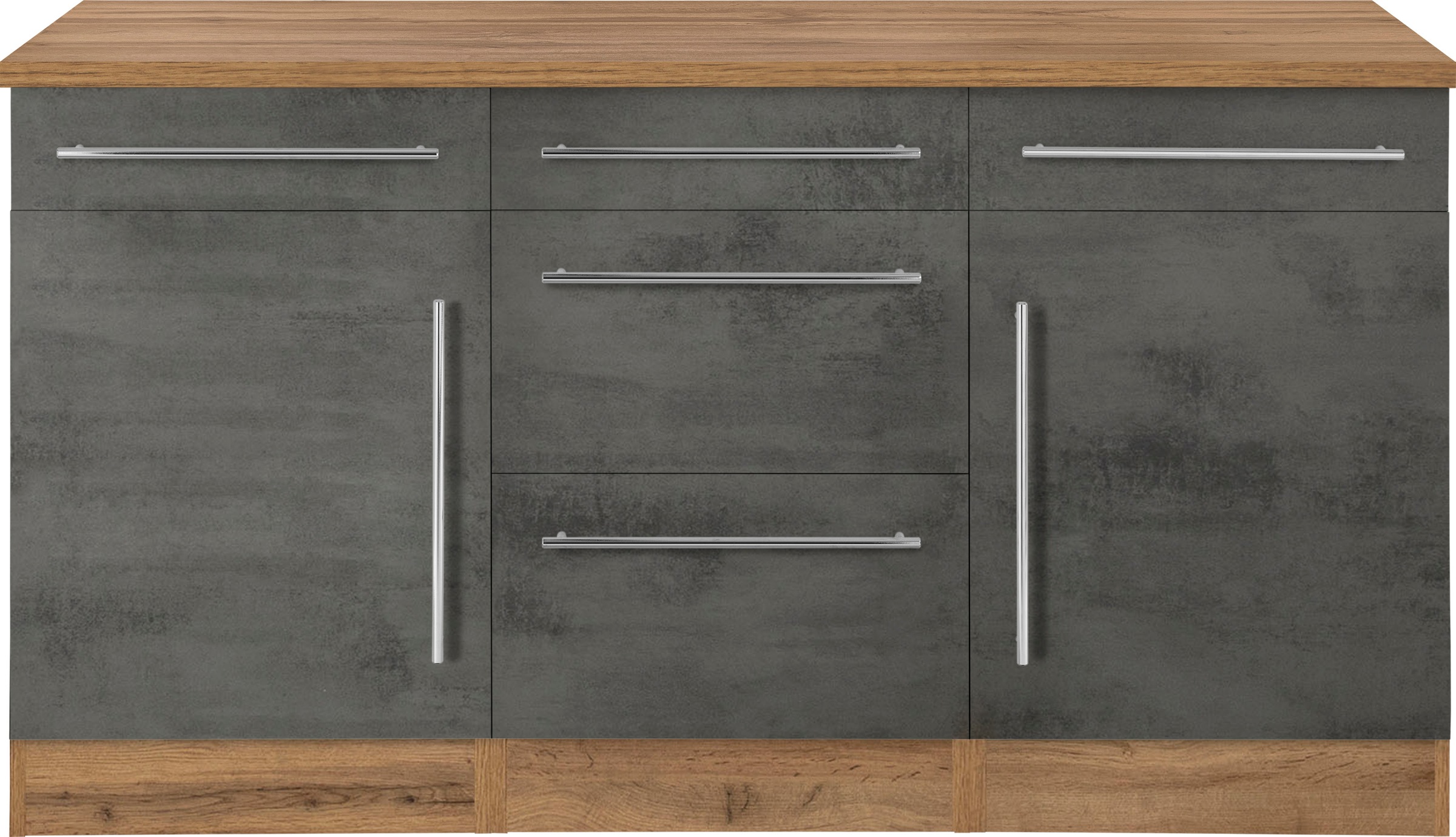 KOCHSTATION Unterschrank »KS-Samos«, Breite 150 cm